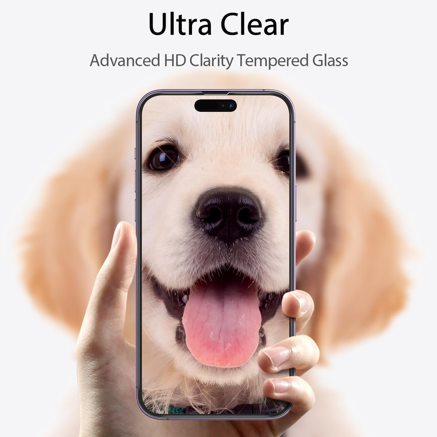 3 Pack 14 Max+3 Pack Cutebe Privacy Screen Protector for iPhone Pro Camera Lens Protector with Tempered Glass, Touch