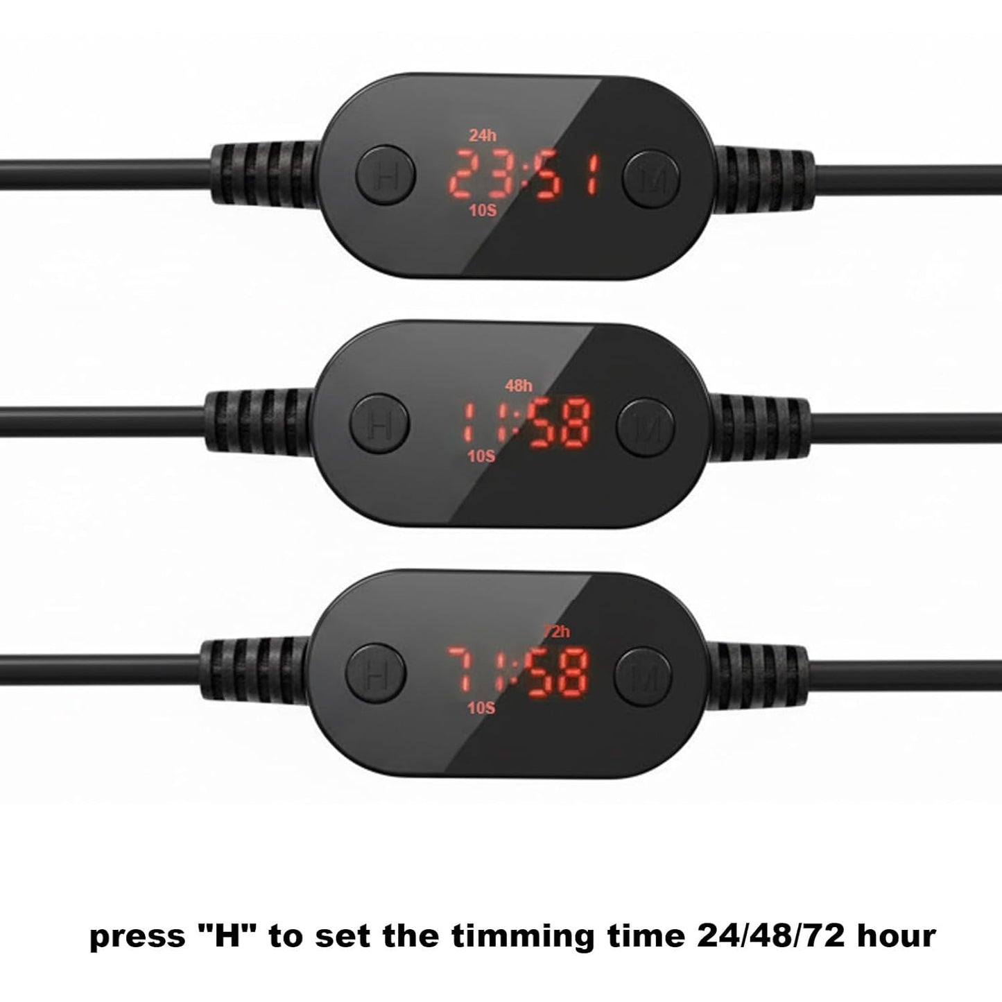 24/48/72H 5V-15V 5.5x2.1mm 24/7 Automatic DC Router Rebooter Cable - Fixes Constant Internet Drops & Wi-Fi Lag - Auto