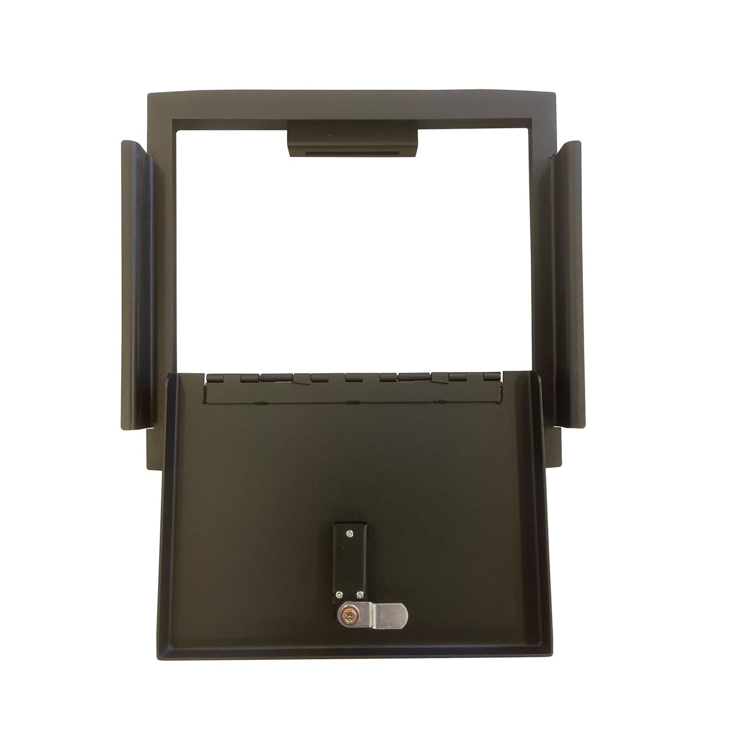 Black Horse Center Console Safe Security Lock Box, Black Gun Box Organizer, with 4 Digit Combination Resettable Lock Compatible with 2023-2024 Ford F-250 Super Duty-ASFS23