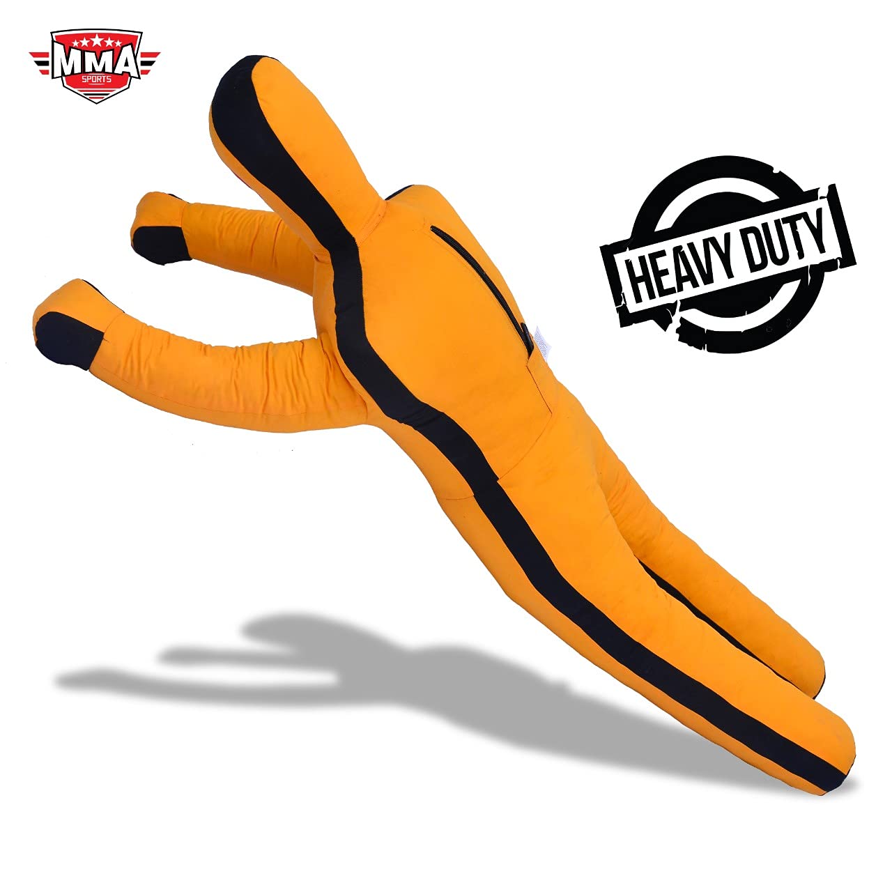 MMA Sports Brazilian Jiu Jitsu Judo Karate Throwing Boxing Dummy - 36-41 Inch Orange Grappling Dummy for Kids
