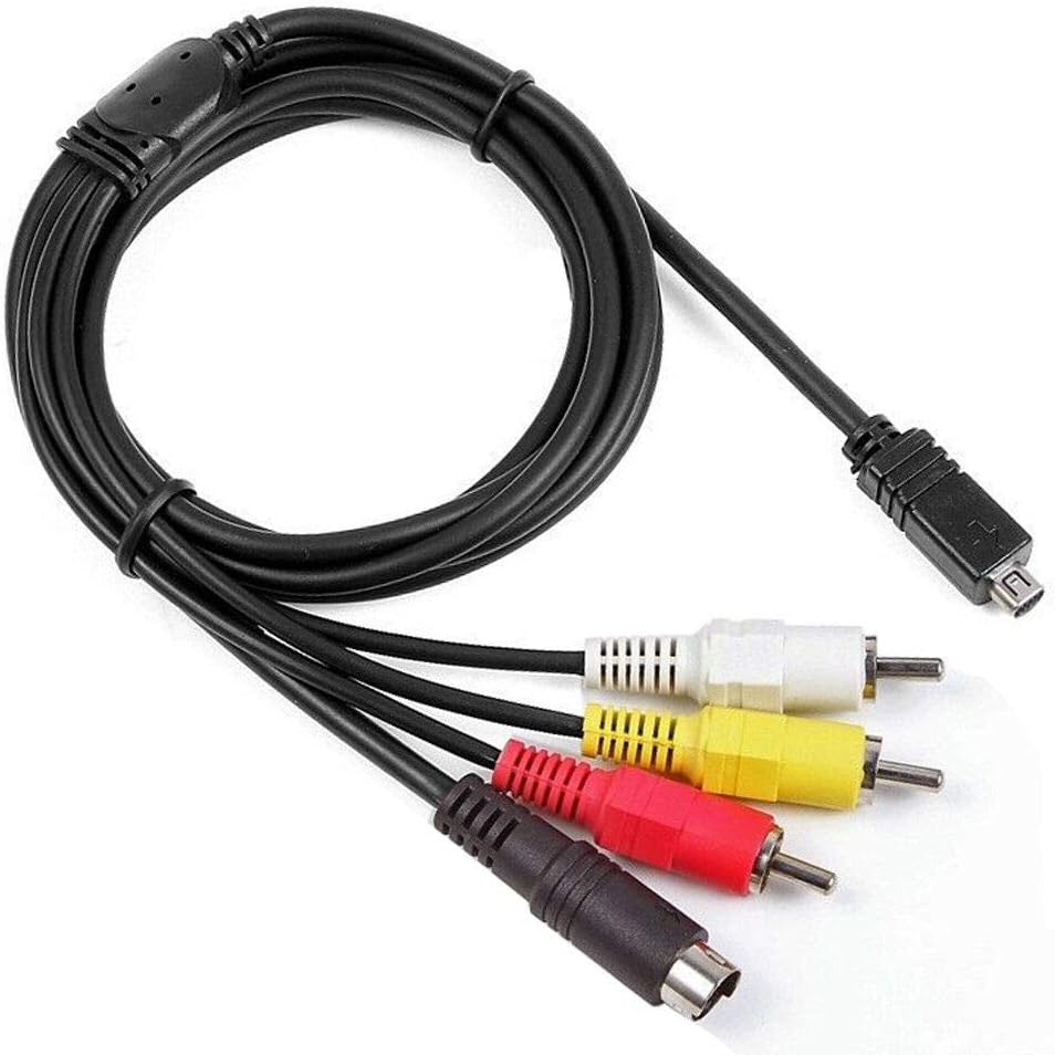 5ft DCR-HC28/e DCR-SX85/v/e/l SX85/b/r 10 ANTOBLE AV A/V Audio Video RCA S-Video Cable Cord for Sony Camcorder Handycam