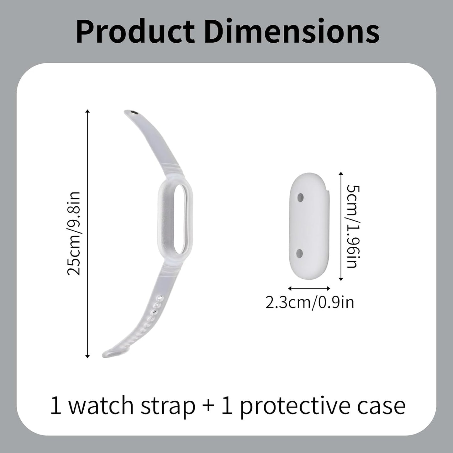 Fukaisu Wristband and Protective Case for NotePin, Adjustable TPU Wristband Durable Wearable Accessory Compatible