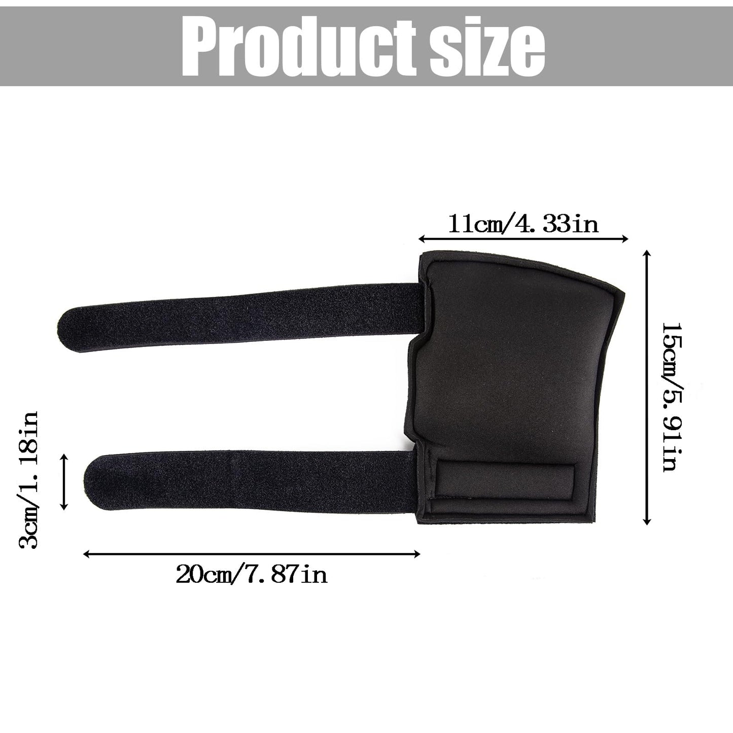 LJHYSD Weighted Gloves for Tremors, Weighted Utensils for Hand Tremors and Parkinsons Patients, Hand Stability Aid, Adjustable Weighted Hand Writing Glove, 1 Pair