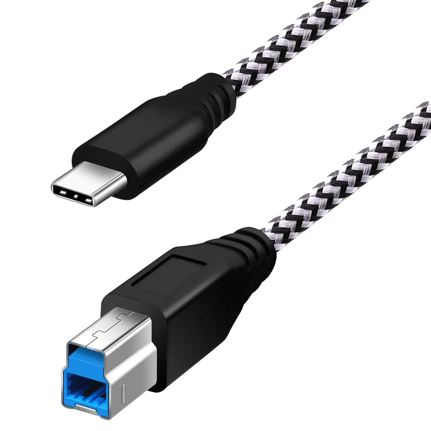 3.0 6ft: 3.0 Fasgear USB C to USB B Cable USB Type C to Type B Printer Cable Nylon Braided Compatible with Docking