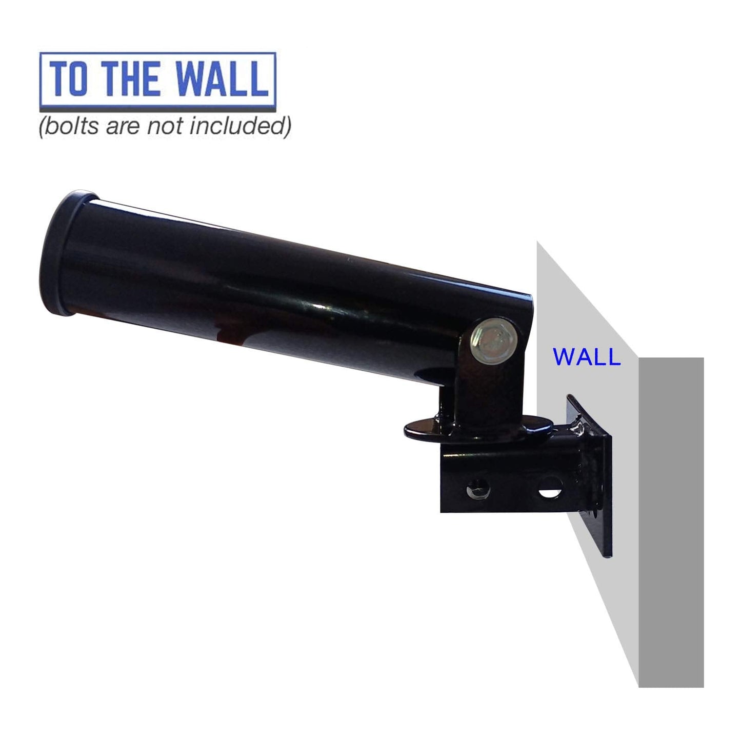 Wall Mount Post Landmine Attachment for Barbell Bar with 360 Degree Rotation, T-bar Row Attachment Landmine Base, Fitness Exercise Equipment Fits 2 Inch Olympic Bars (UP)