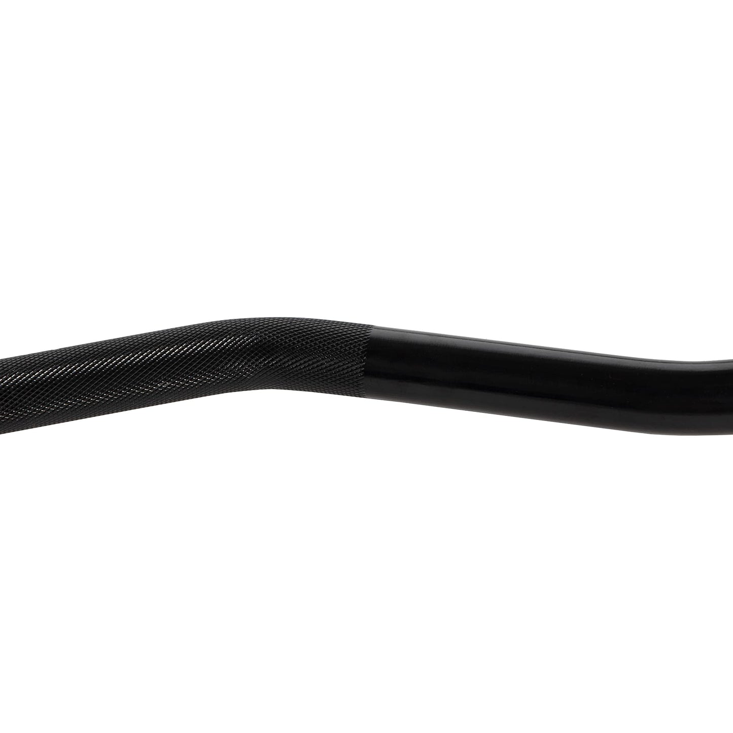 Signature Fitness Standard Olympic Super Curl Barbell Curl Bar Threaded Curl Bar, 48 inch, TH-CRUL-B