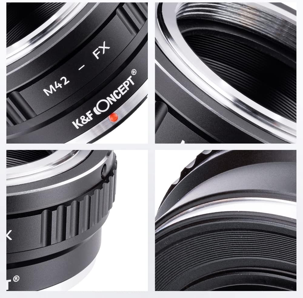 K&F CONCEPT M42 42mm XPro1 X-Pro1 Lens Mount Adapter Ring Screw to Fuji Fujifilm FX Camera