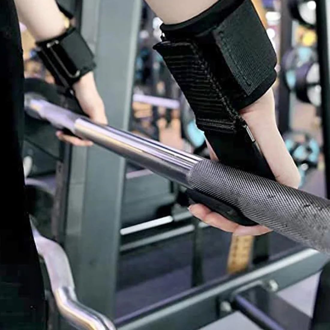 Weight Lifting Hooks Pair Heavy Duty Power Wrist Straps Hand Grip Support For Deadlifts Pull Ups for Men and Women