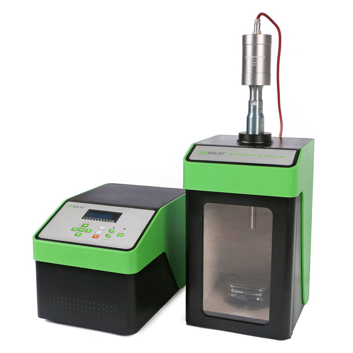 U.S. Solid 150 W Ultrasonic Homogenizer - 6 mm Probe, 5-100 ml Sample Capacity, Laboratory Sonicator Processor, Research Cell Disruptor & Industrial Mixer