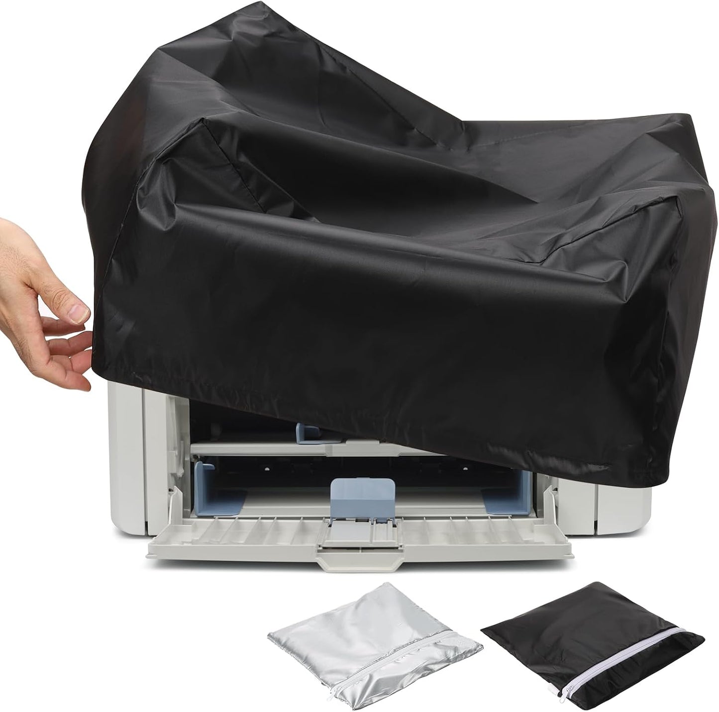 27.56 Inch 2Pcs PATIKIL and Printer Dust Cover Case, Water Proof Static Free Polyester Protective Covers Jacket