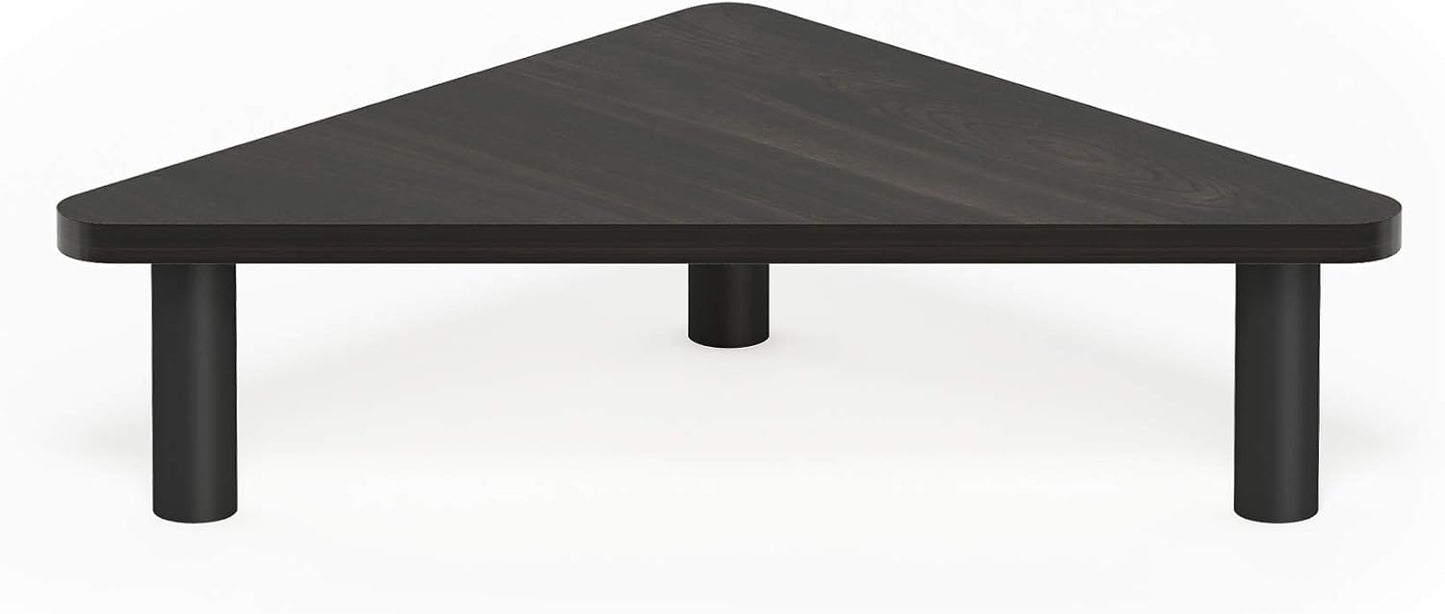 19.6" Furinno TURN-N-TUBE Monitor Stand Riser, Wide Triangle Corner Monitor Riser, Laptop Stand for Desk, Office Desk