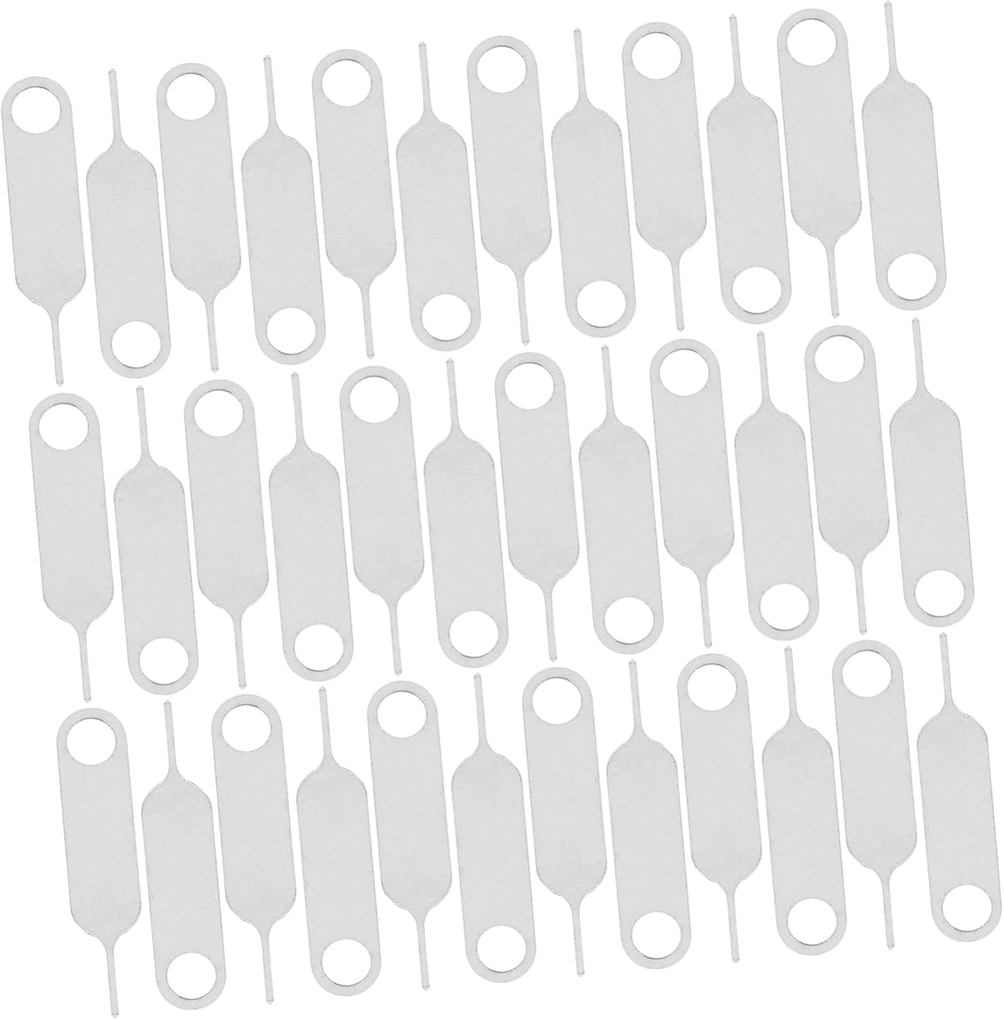 500pcs Mikikit Durable Stainless Steel Sim Card Ejector Tool Easy to Use Pin for Quick Sim Removal Smooth Finish