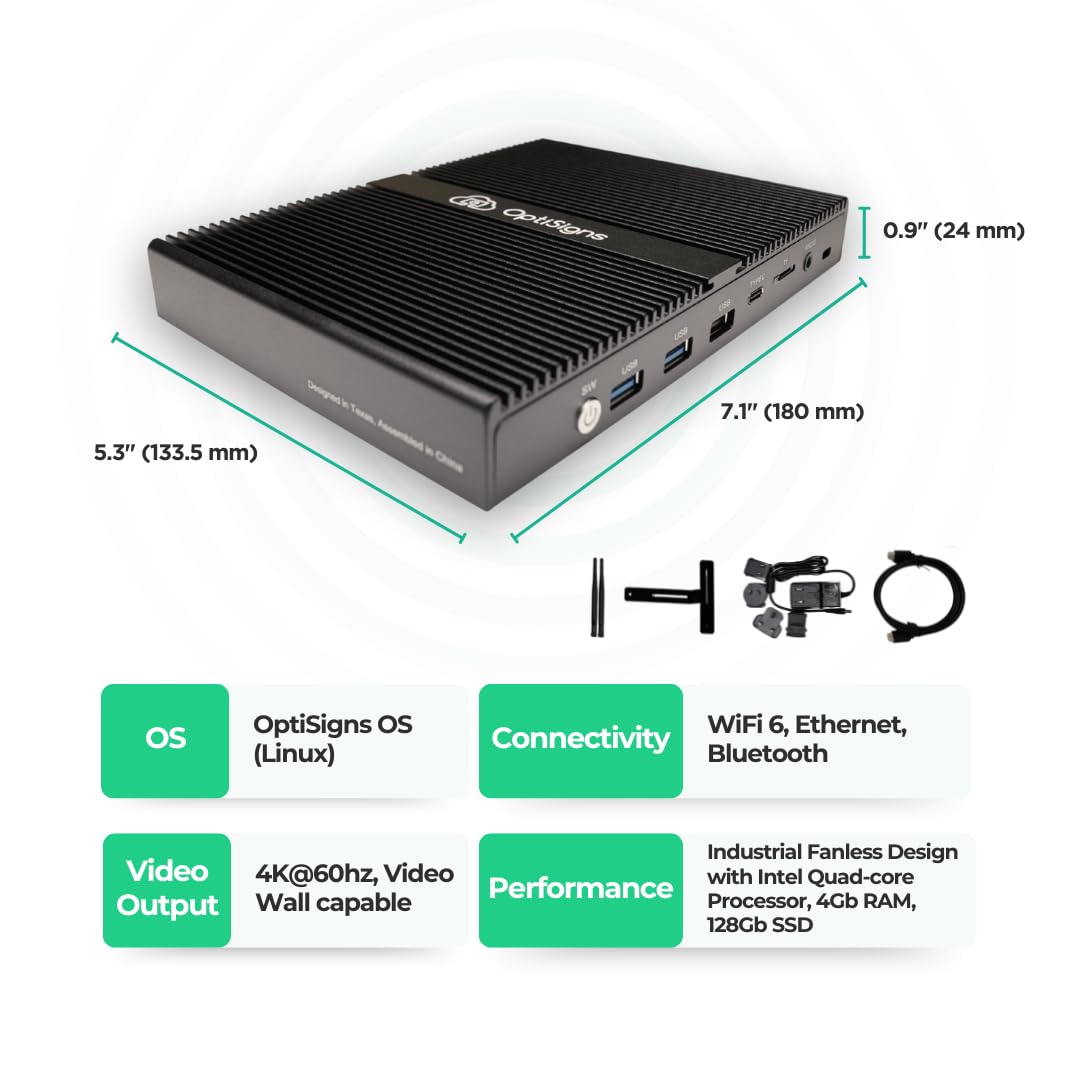 OptiSigns Pro Digital Signage Player
