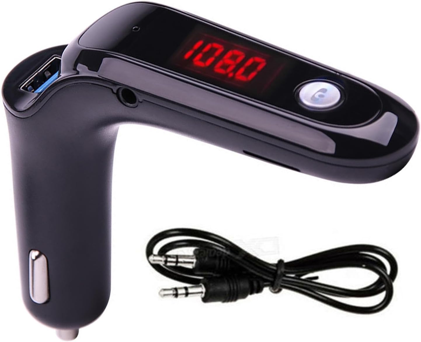 DBEIXIWEI 12V-24V MP3 5V 2.5A Car Player FM Transmitter with USB Output Fast Charging for Phones Tablets