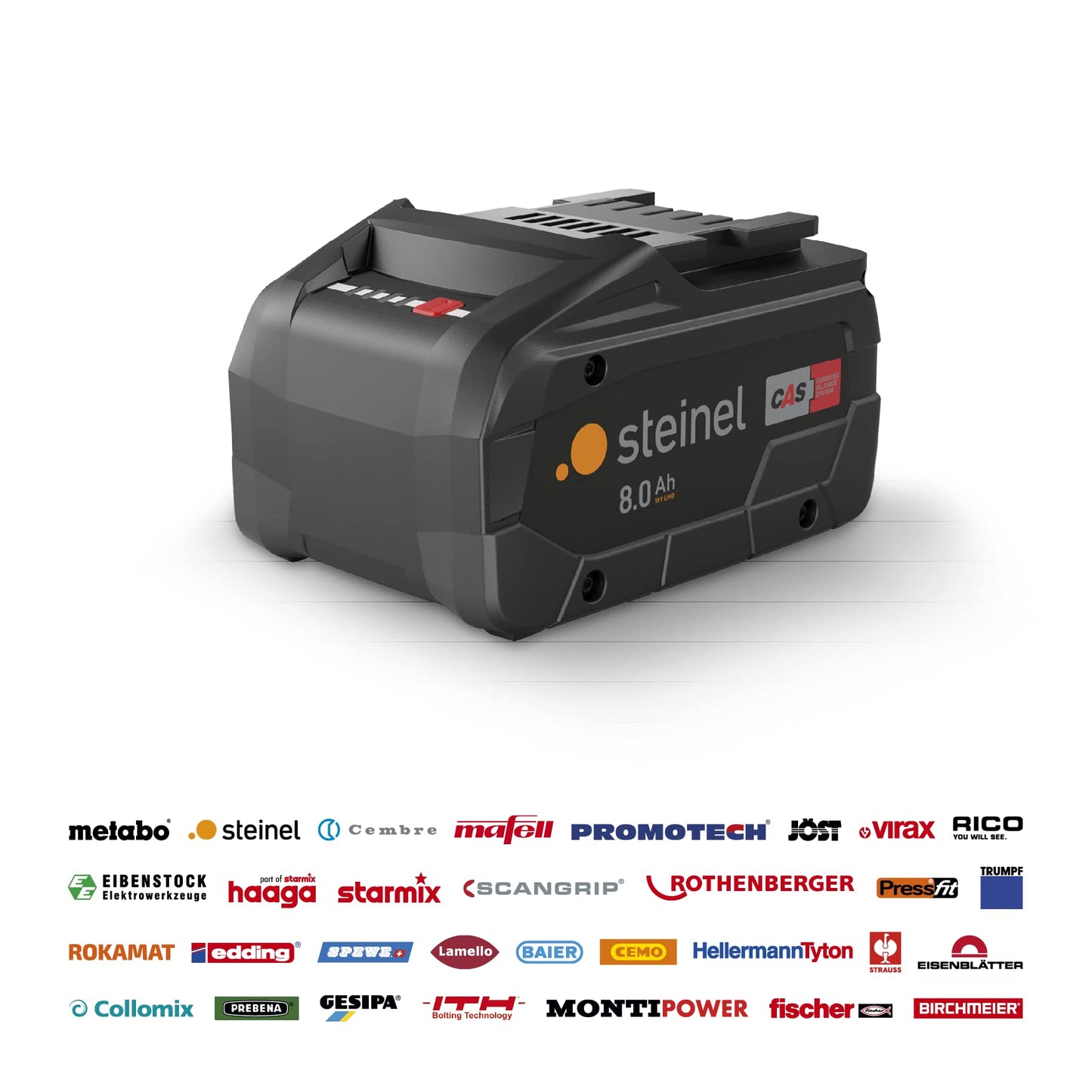 Steinel Cordless Heat Gun MobileHeat MH5 Set, incl. 8.0 Ah Battery and Charger with Case, 23 VAC Professional Hot Air Gun, 930 °F, 10.5 cfm