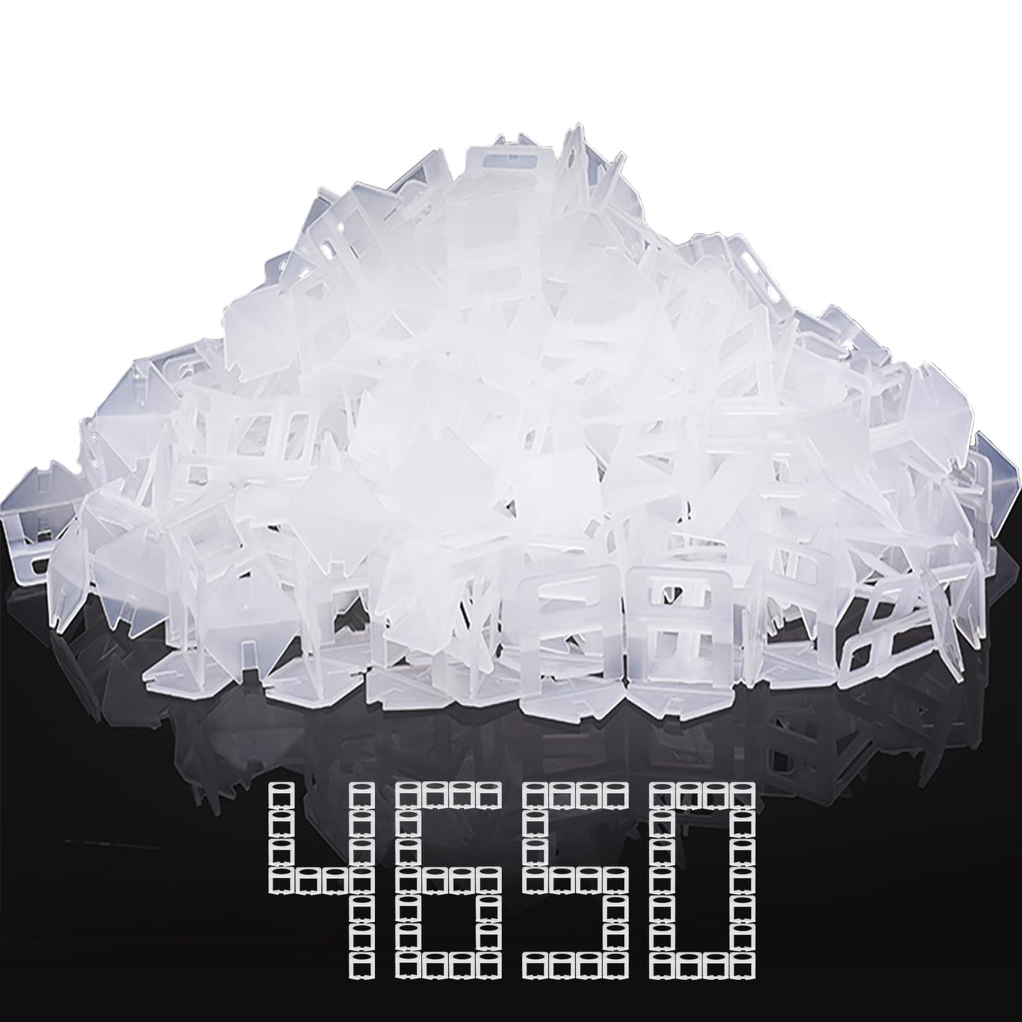 DGSL Tile Leveling System, 4650-Piece 1/16" Tile Spacers Clips Tile Tools, Tile Installation Tools for Professional Ceramic Tile and Stone Installation