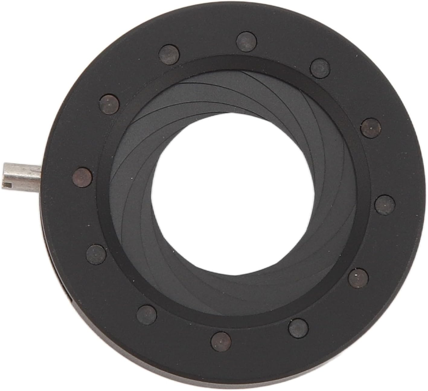 Yscryptoline 12 1.2 18mm Adjustable Iris Aperture Diaphragm, Manual Lens Adapter with Blades, to Aluminum Alloy Iris