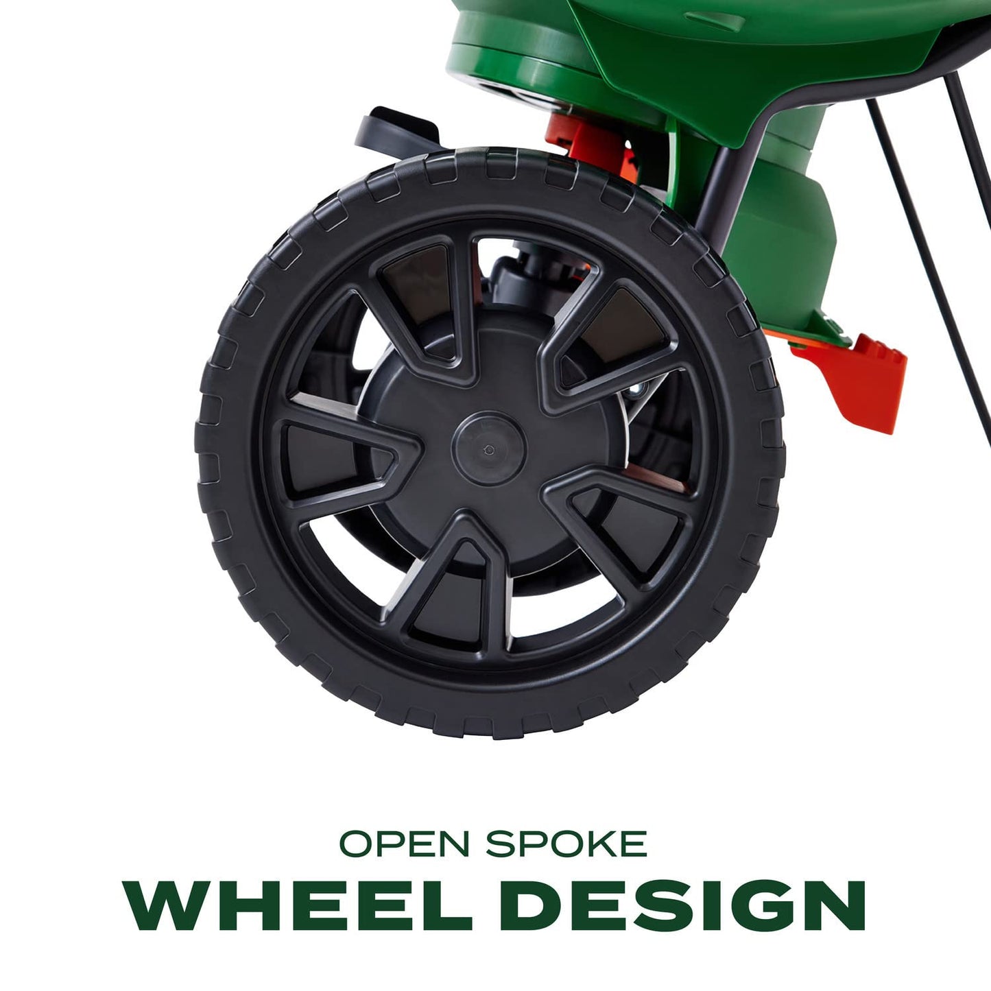 Scotts Turf Builder EdgeGuard Mini Broadcast Spreader - Spreader for Lawn Fertilizer, Weed & Insect Control, Grass Seed, and Ice Melt, Holds Up to 15,000 sq. ft. of Product