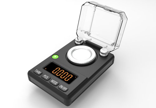 MicolMeas Milligram Scale 100g x 0.001g, MG Powder Scale with Selectable Auto Off, Built-in Bubble Level, 20g Calibration Weight Included, USB/Battery