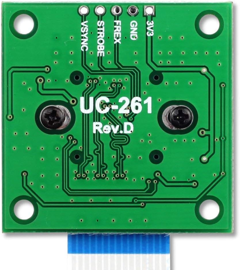 Arducam OV5647 M12 5/4/3/3 for Raspberry Pi Camera Module with Case, Sensor Adjustable and Interchangeable Lens Board