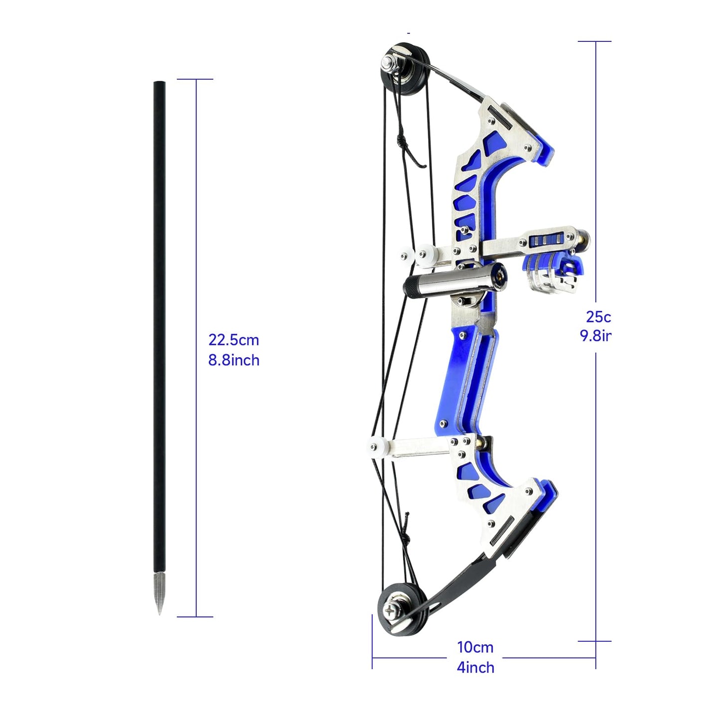 Archery Bow Set Laser Compound Bow Stainless Steel Training Bow Outdoor Sports Hunting Cool Stuff Professional Competition