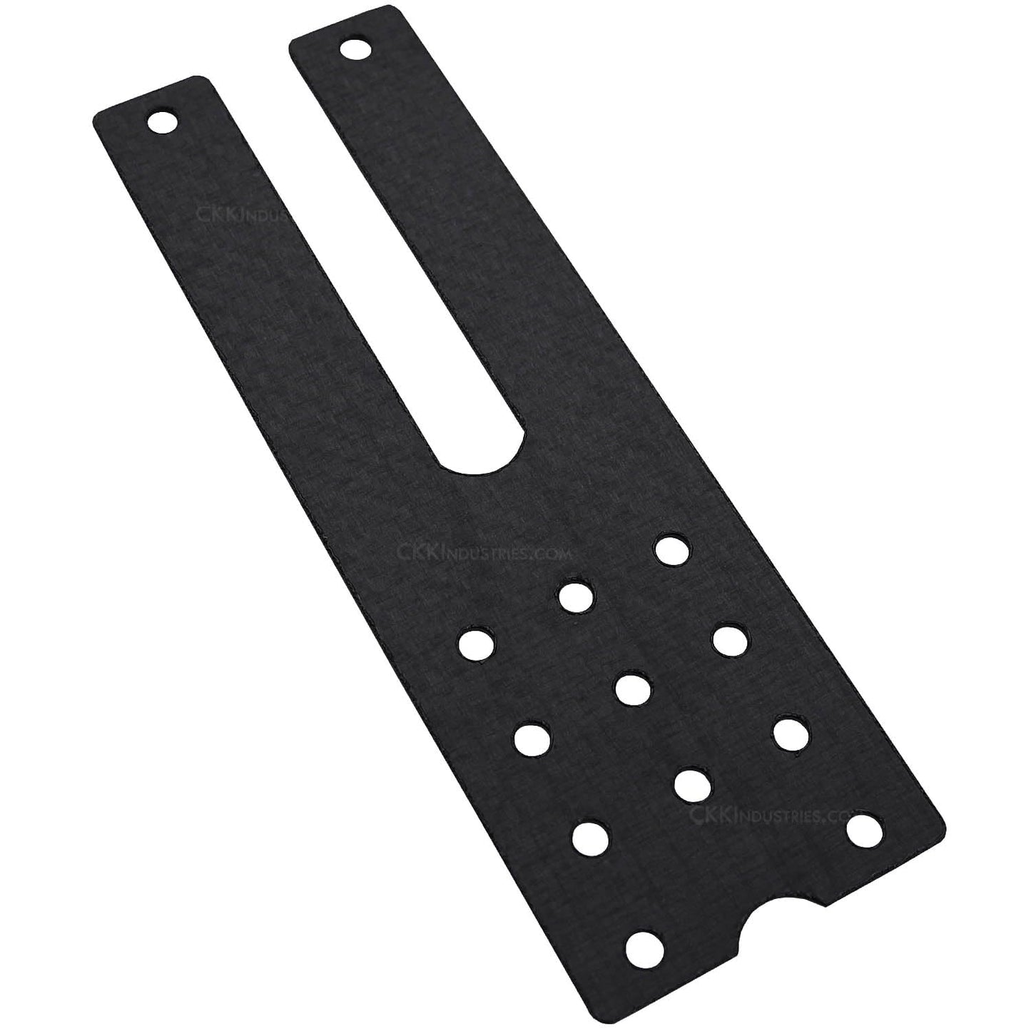 Curv Dual Molle Adapter - (Black) - (No Hardware) - (3.00in) - USA Made, Customizable Carry Angle, Dual Mounting Arms for Tactical Gear, for Military & Law Enforcement