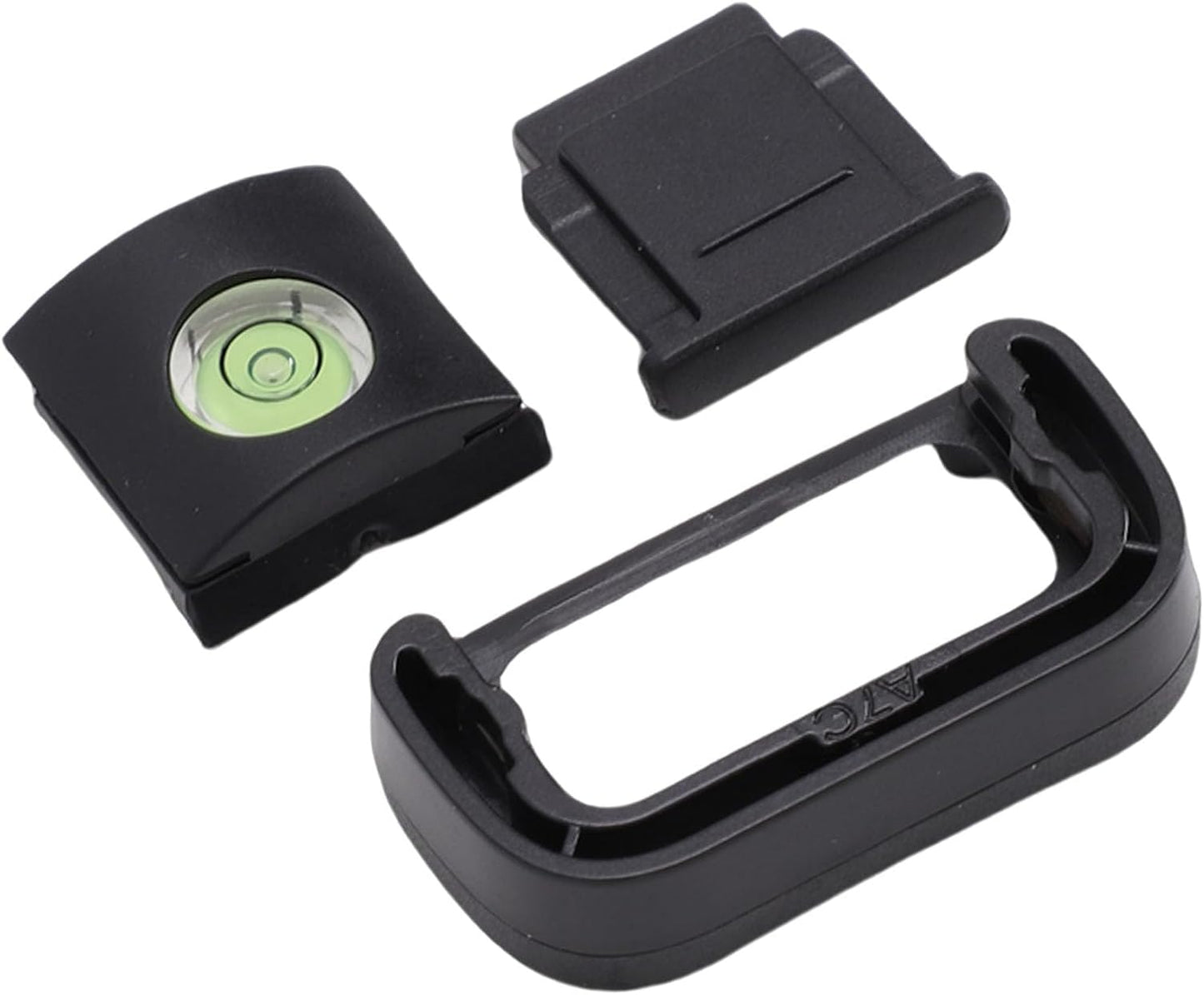 Yobadam A7C Camera Eyecup Viewfinder Eyepiece, Hot Shoe Cover Protector Cap, Bubble Spirit Level Cap with Soft Silicone