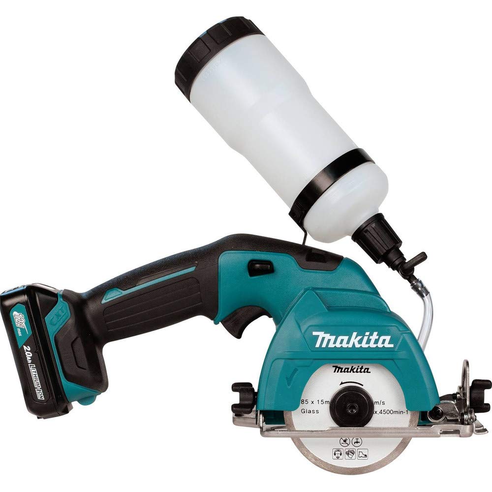 Makita CC02R1 12V MAX CXT Lithium-Ion Cordless Tile/Glass Saw Kit, 3-3/8"