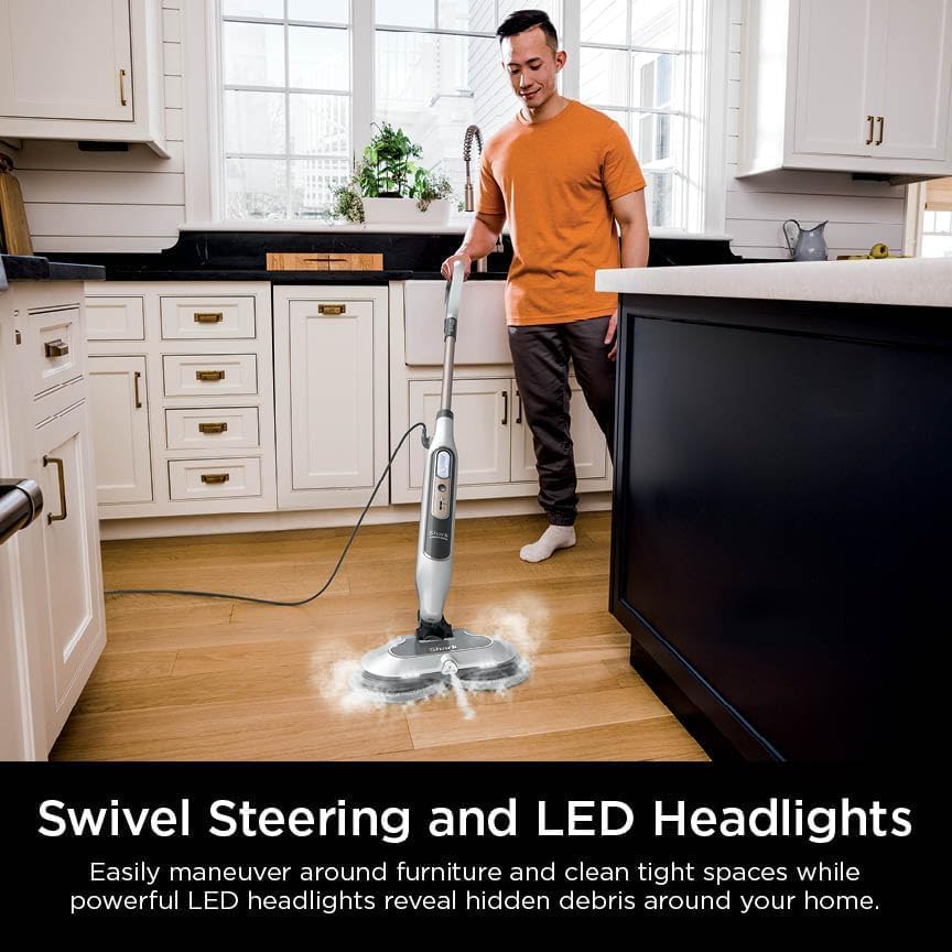 Shark S8201 Steam Mop - All-in-One Hard Floor Cleaner with Steam Blaster Technology & LED Headlights - Bronze