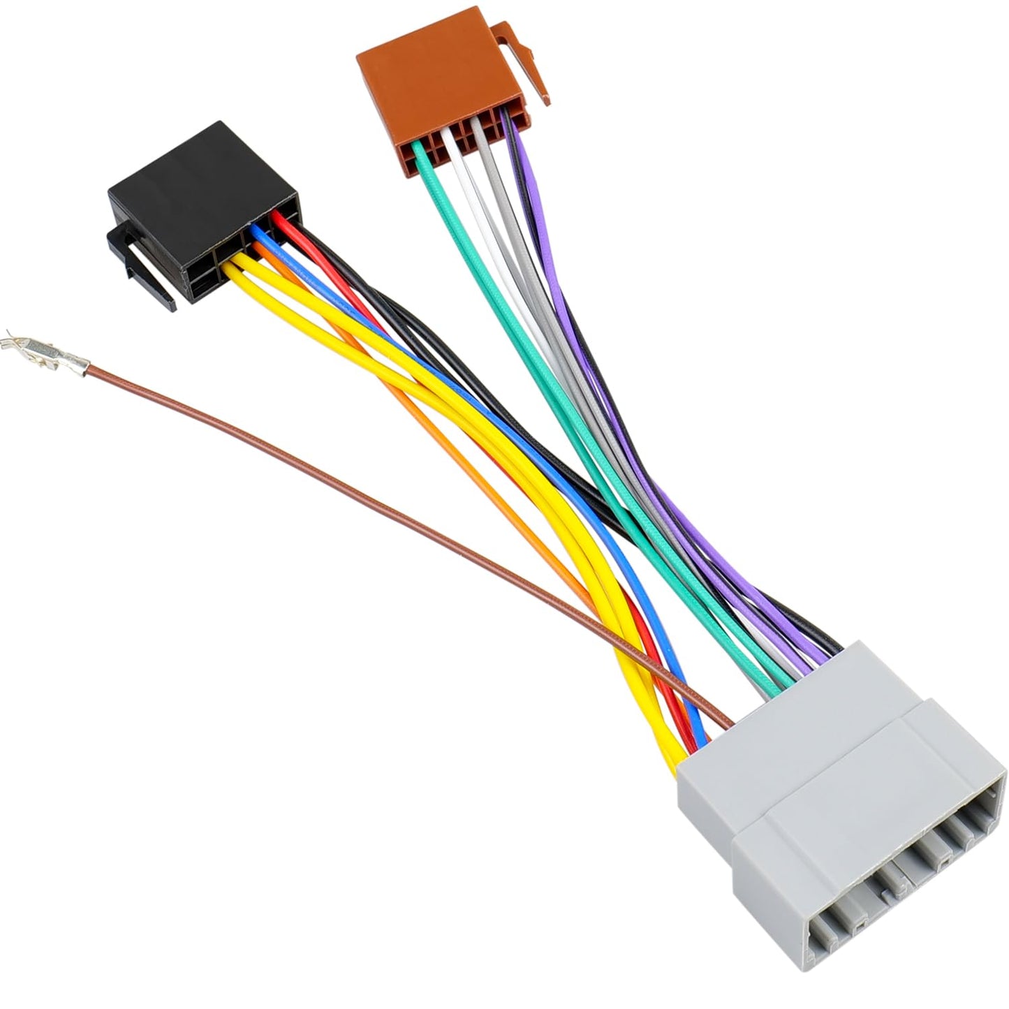 Commander 22Pin Radio Wiring Harness Adapter Compatible with Dodge Ram Caravan Charger Jeep Wrangler Chrysler Voyager