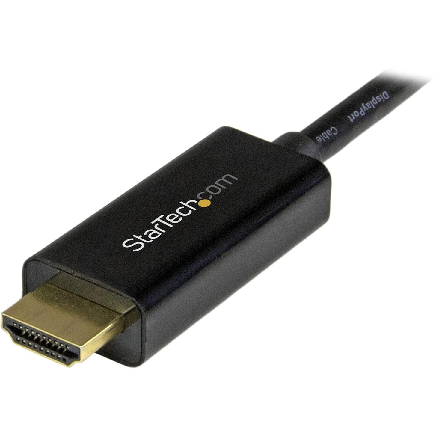 5 (15 4K 30Hz StarTech.com Mini DisplayPort to HDMI Adapter Cable - mDP to HDMI Adapter with Built-in Cable - Black - m