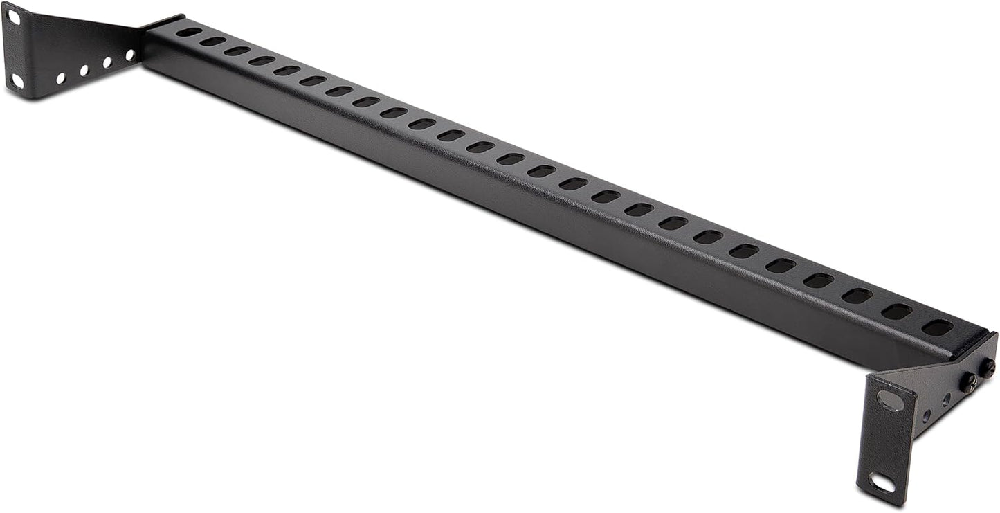 StarTech.com 1U 19" (12S-Cable-Lacing-BAR) Rack Mountable Cable Lacing Bar w/Adjustable Depth, Cable Support Guide