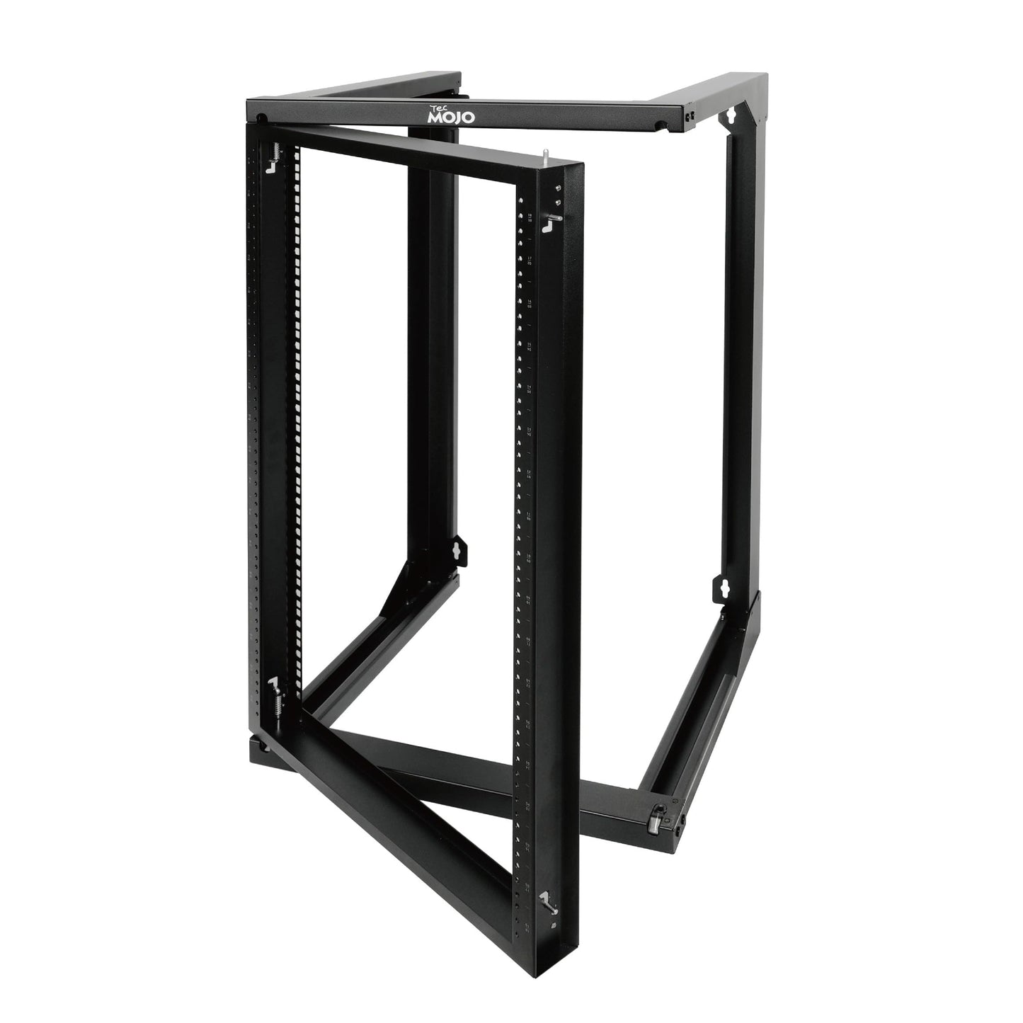 Tecmojo 18U Wall Mount Rack, Server Rack,Open Frame Server Rack,Network Rack for 19inch Computer/AV/Data/IT/Media Equipment,18inch Depth,16inch Apart Mounting Holes,Swing Gate,Square and Tapped Holes
