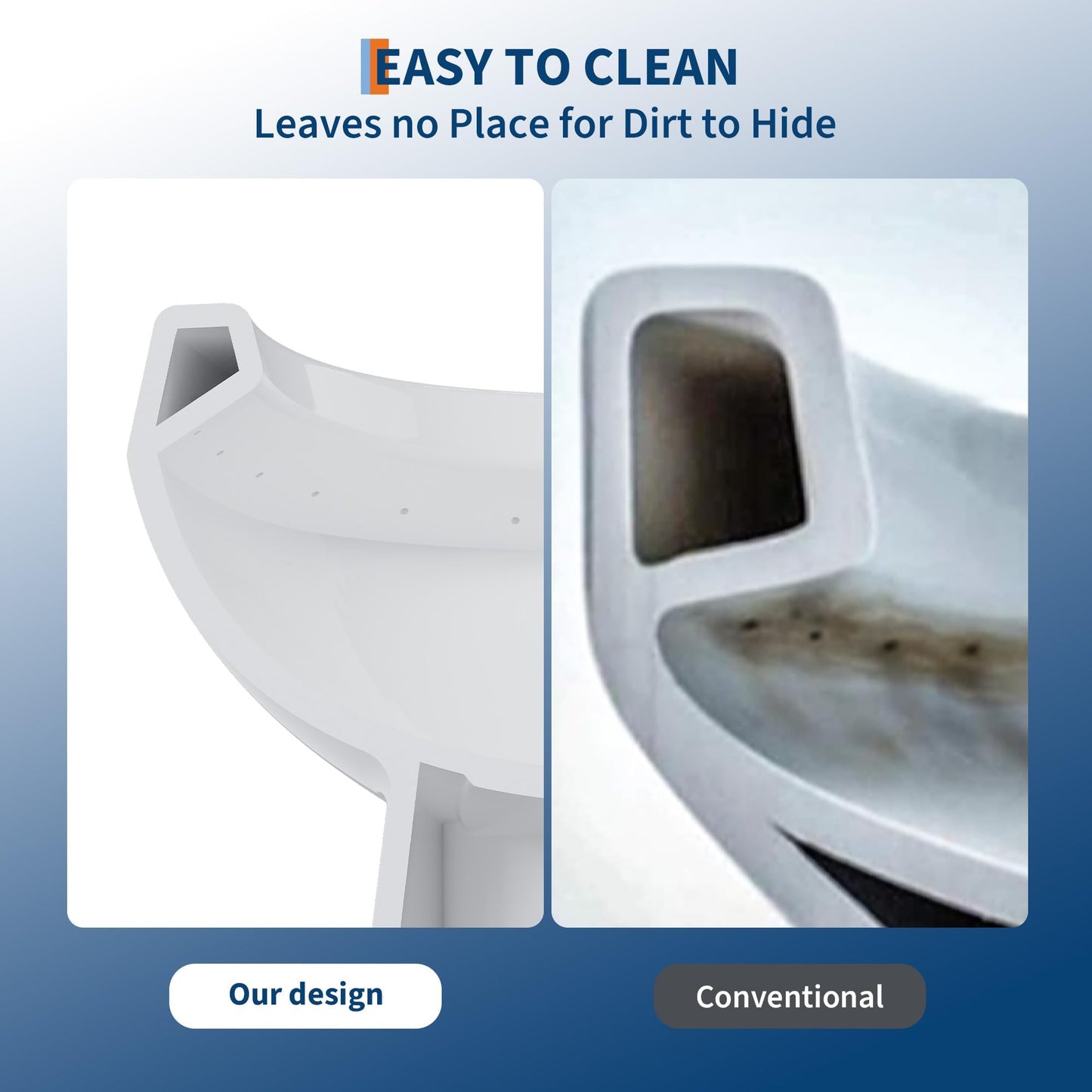 Toilet One-Piece, Water Efficient Dual Top Flush, Elongated Comfort Bowl, Soft Close Seat, White Ceramic Toilet, Easy Install, Modern Bathroom, 3/4.8l, Compact Sleek Design