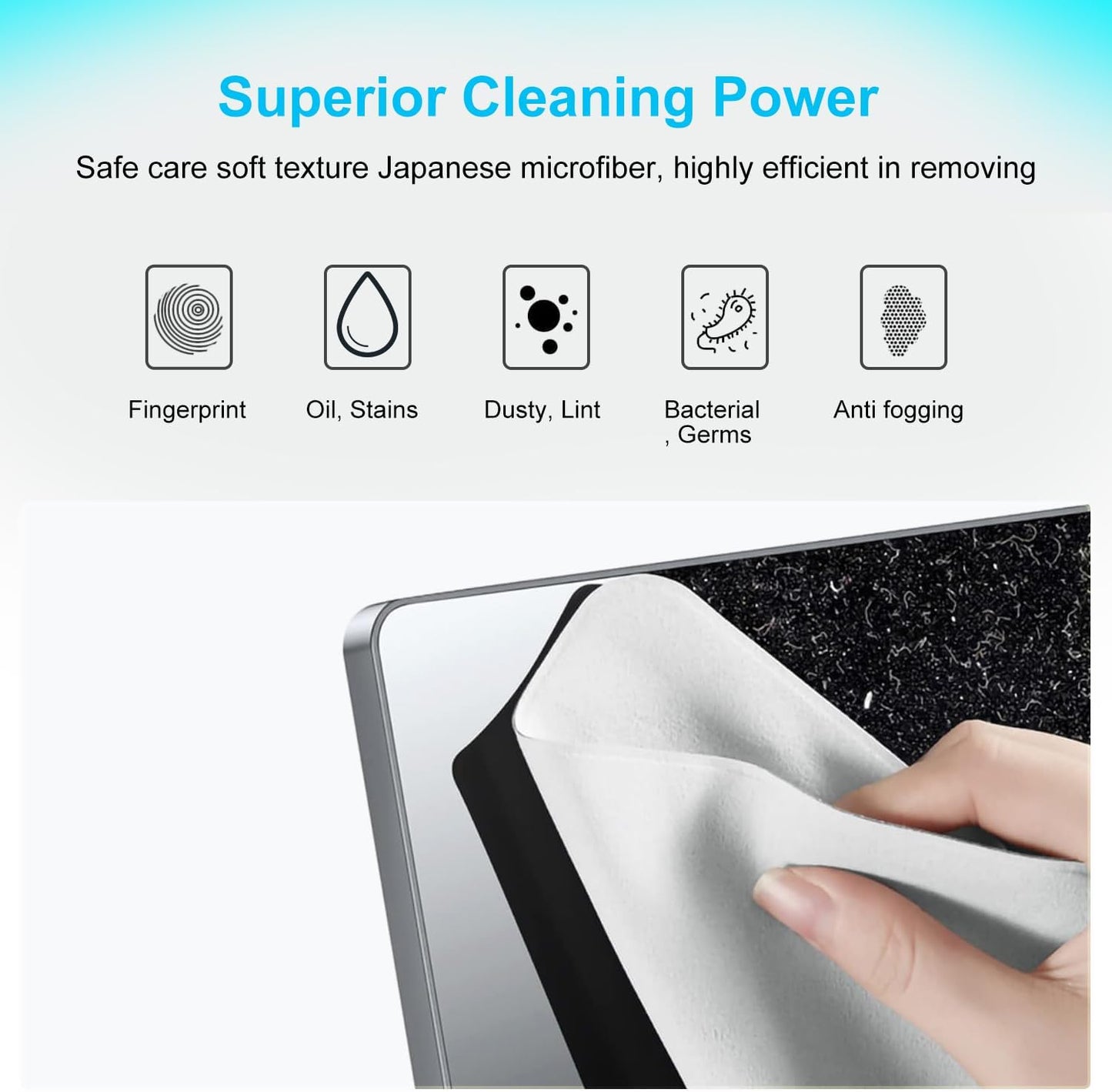 2 Pack 13" 14" (2018-2026), 13/MacBook 13 M4 M3 M2 M1/MacBook 14 (M5- M1) Microfiber Liner Cleaning Cloth Screen