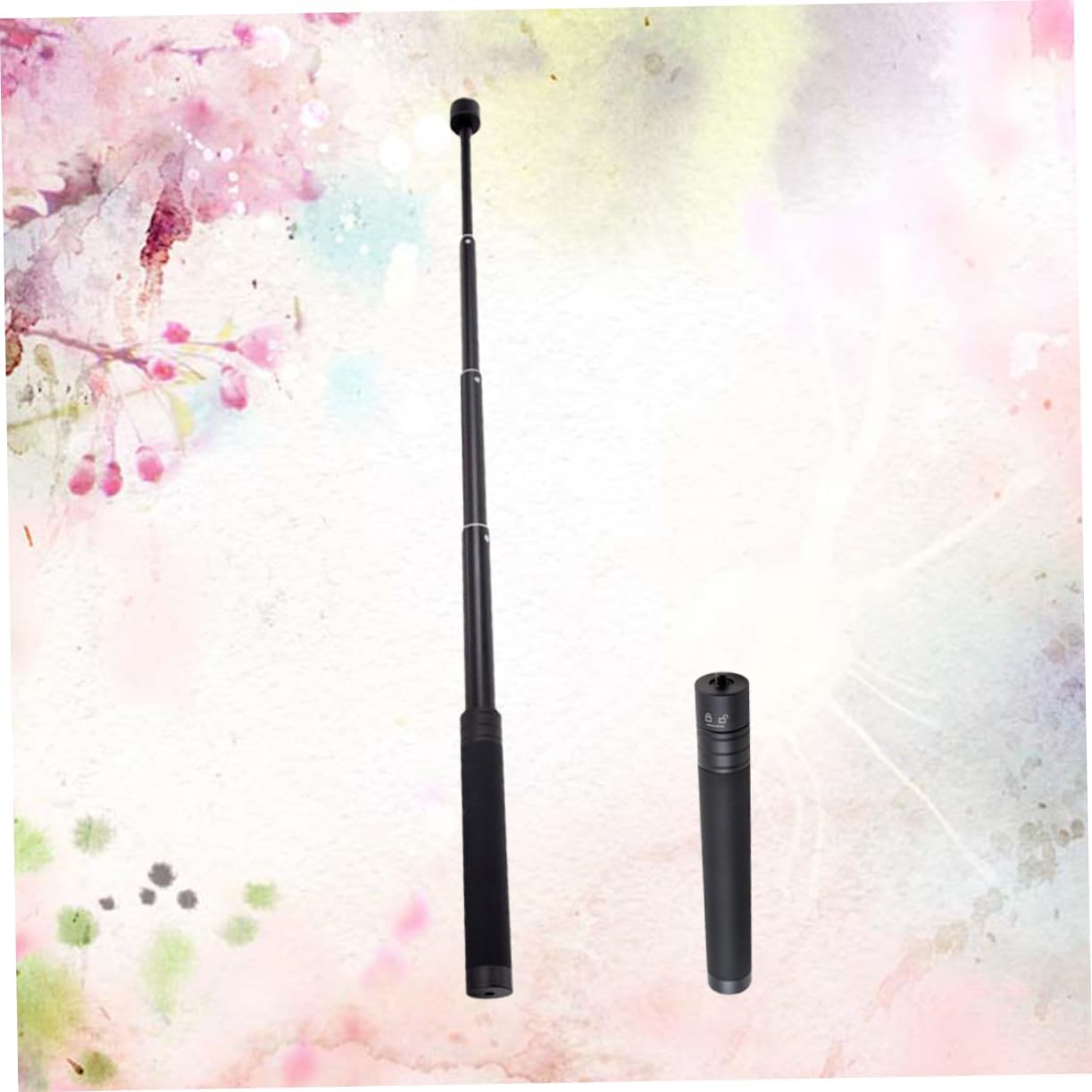 CAXUSD Selfie Stick Extension Handle Screw Interface Pole Telescopic for Daily Use