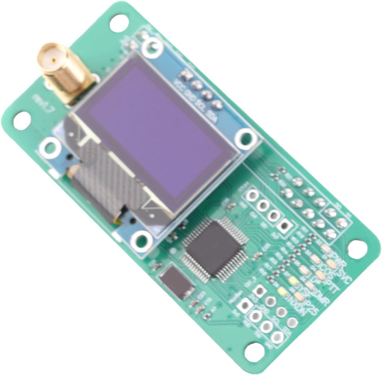 Fesjoy 10mW 1 LED Display Hotspot Module Upgradeable Firmware for UHF VHF Frequency Bands Up to RF Power for Hams X