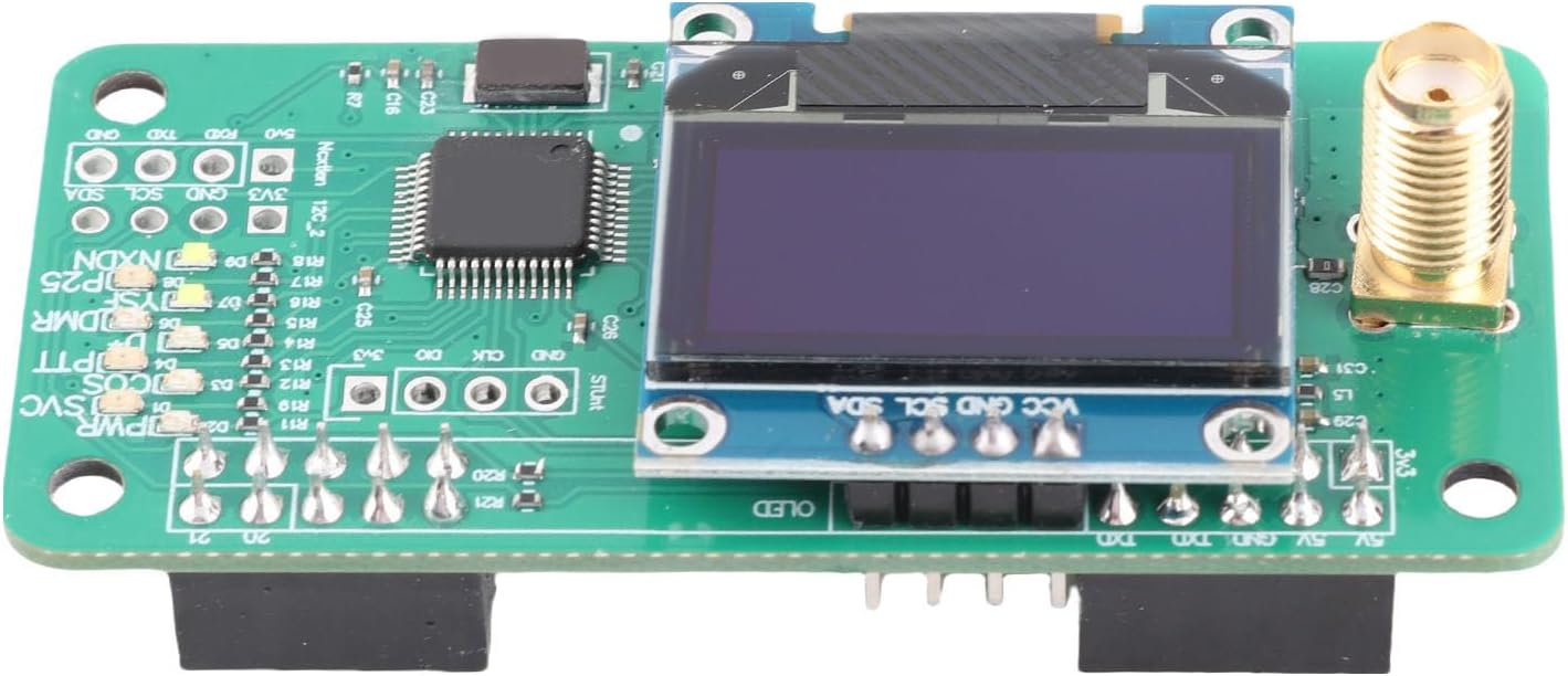 Fesjoy 10mW 1 LED Display Hotspot Module Upgradeable Firmware for UHF VHF Frequency Bands Up to RF Power for Hams X