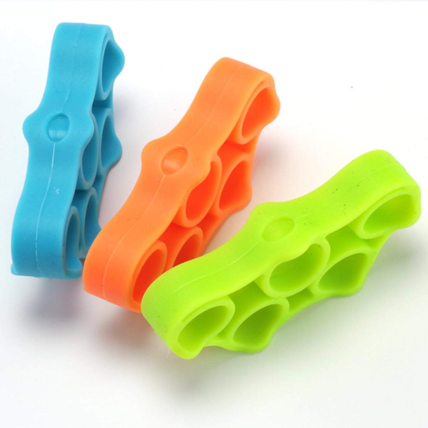 NuRich Finger Stretcher Bands 3 Pack Hand Forearm Exerciser Relieve Joint Pain Strengthen Grip