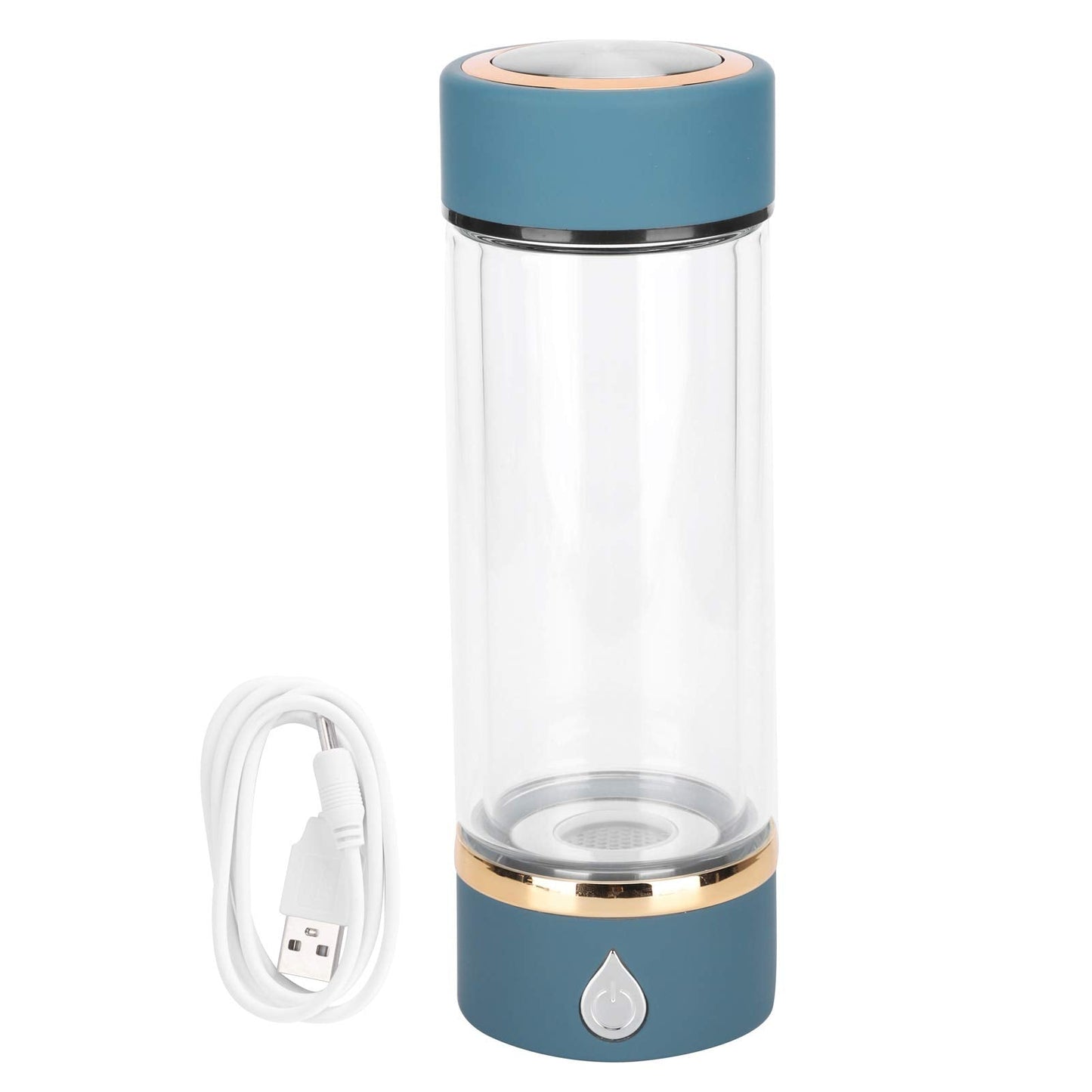 Hydrogen Rich Water Bottle Water Bottle USB Charging 380ml Hydrogen Water Ionizer Hydrogen Machine for Camping Hiking