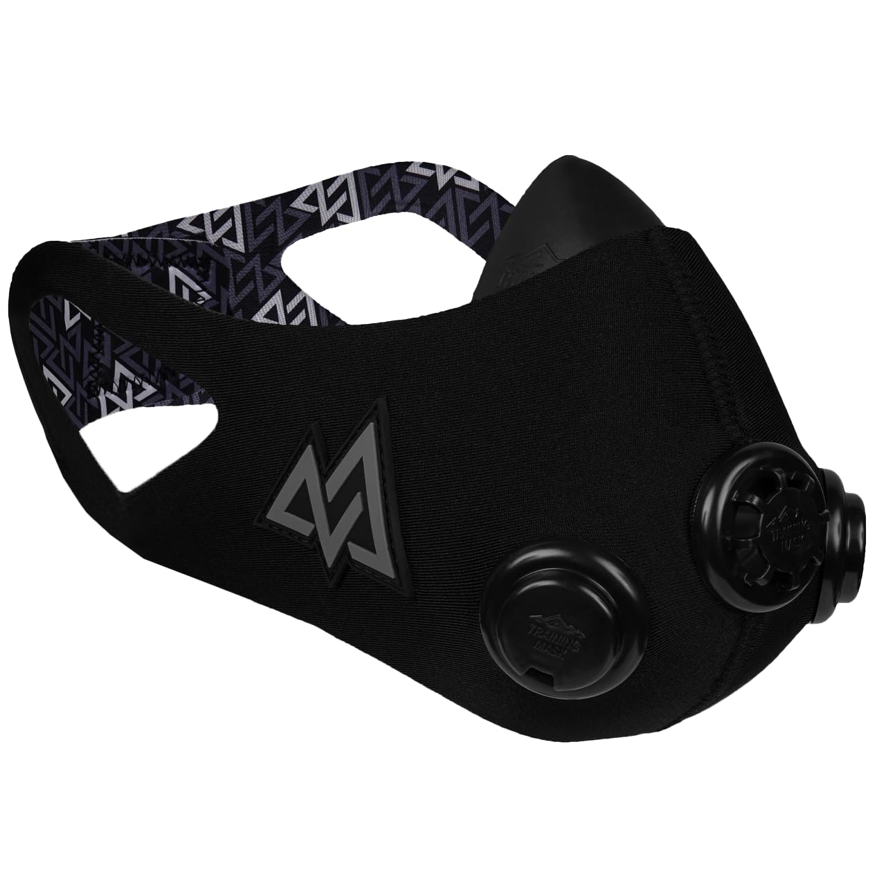 TRAININGMASK - Elevation Training Mask 2.0 Blackout - Fitness Mask, Workout Mask (Medium)
