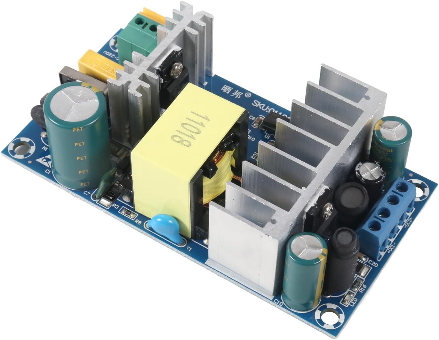ATNSINC 2PCS 24V 4A 12V 1A 120V (100-260V) 24V 12V 100W 24V 4A 12V 1A) AC to DC Isolated Power Supply Module DC Dual