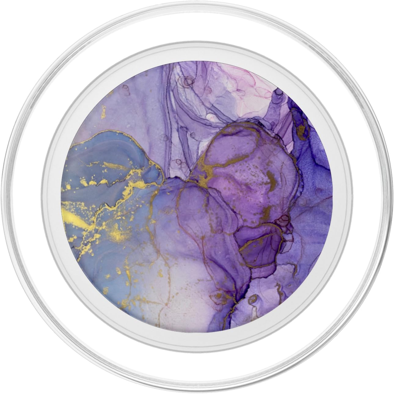 CJ Grips Watercolor Purple Abstract Pattern PopSockets PopGrip for MagSafe