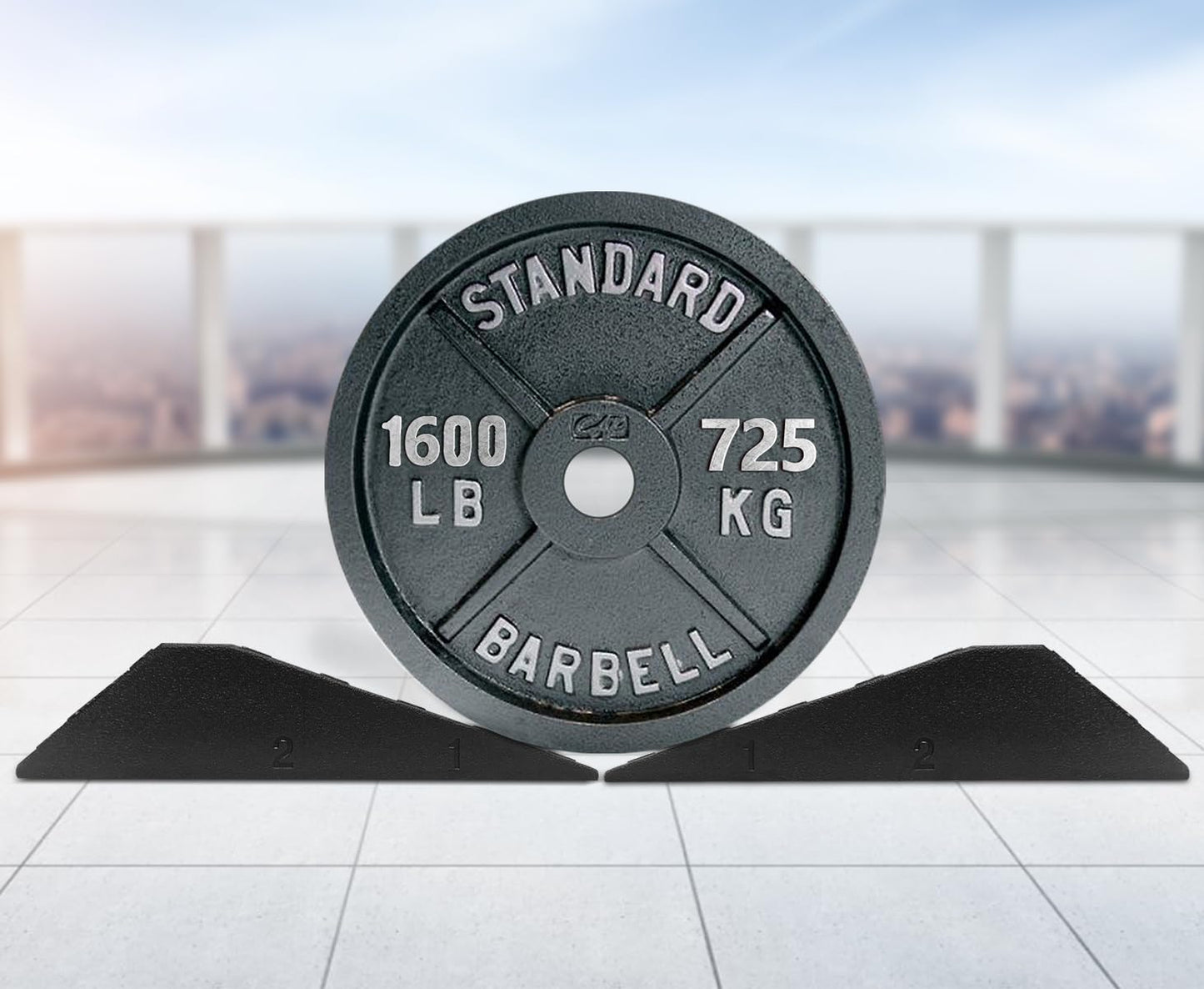 UNMERA Squat Wedge Block 2PCS Non Slip Professional Squat Ramp,Squat Platform for Heel Elevated Squats and Calf Raises,Slant Board Professional Squat Ramp for Weightlifting and Fitness
