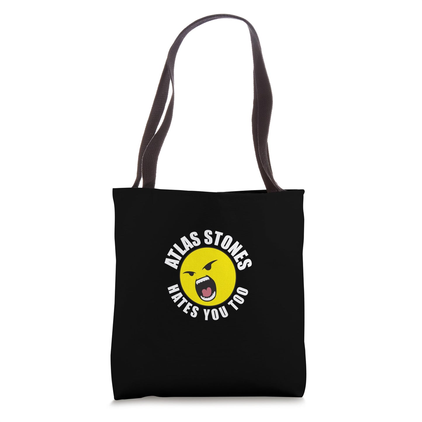 Atlas Stones Hate You Too Workout Funny Gym Humor Sarcastic Tote Bag