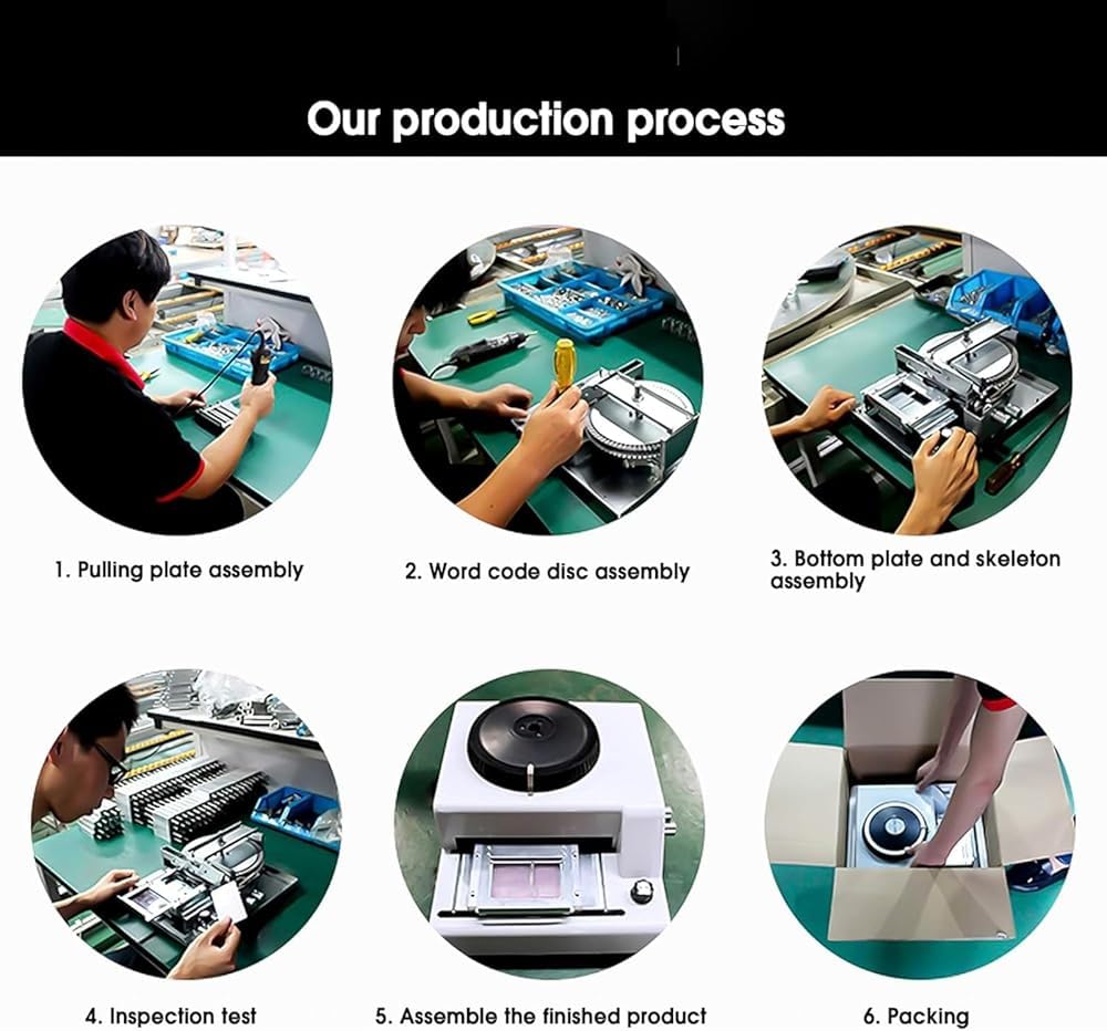 Wrobelax Metal Stainless Steel Stamping Code Dog tag Coder Manual Stamping Machine Stamping Code Printing Stainless Steel Embossed tag