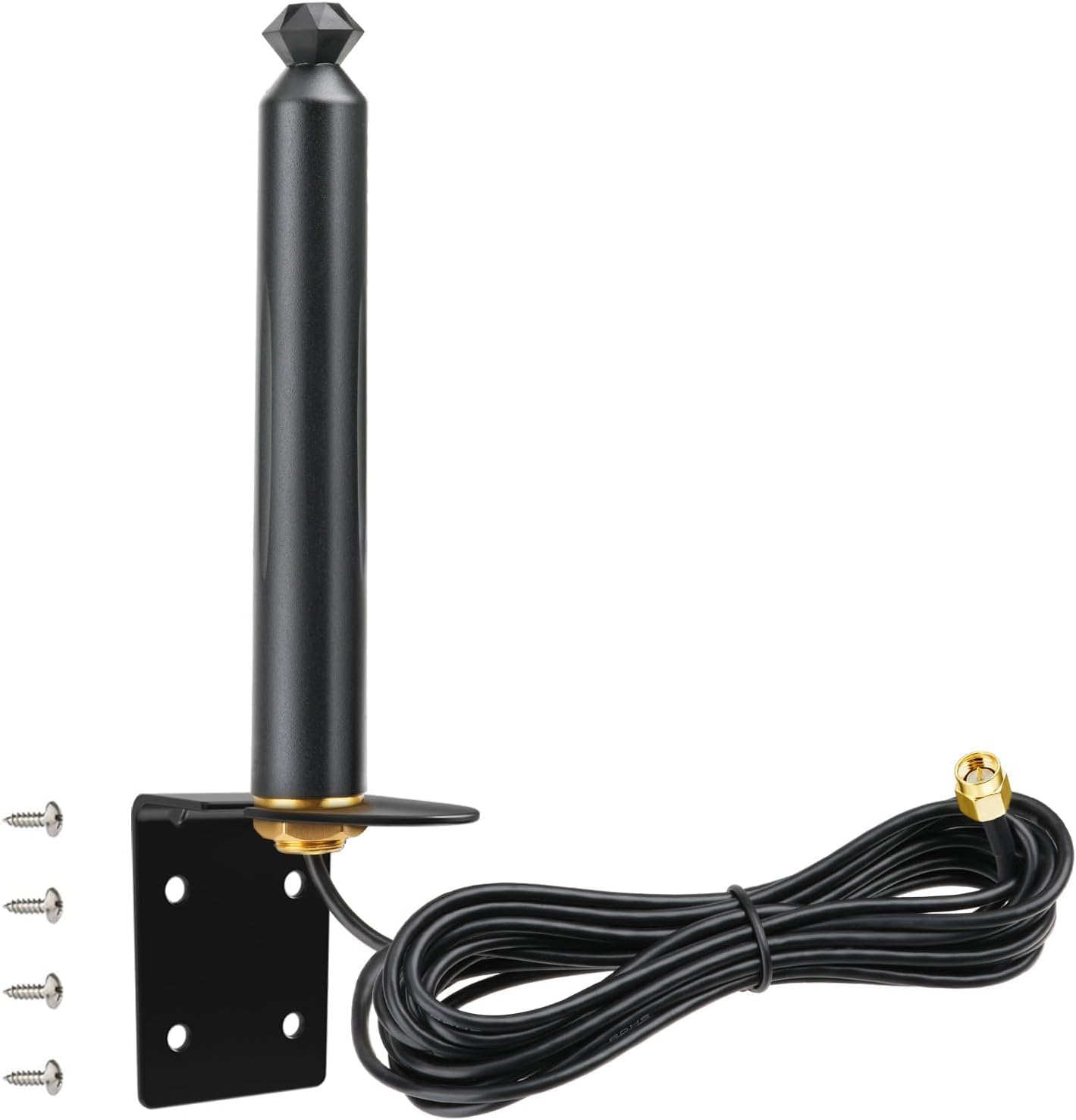 Superbat 10dBi 4G 10ft High Gain LTE Outdoor Antenna Waterproof Wall Mount Omni-Directional Cellular Antenna with SMA