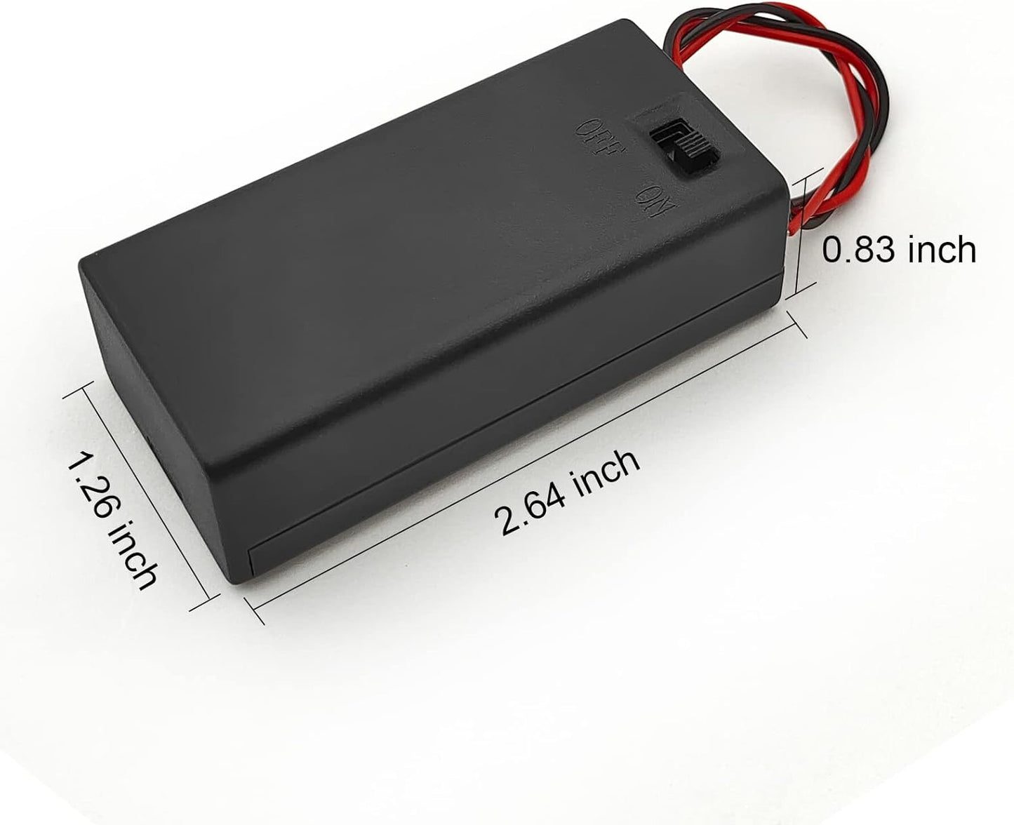 VWEICYY 6PCS 9V Holder,9 9V (6 Pack) Battery Volt Battery Holder with LeadsWidely Used in Student Experiments,LED