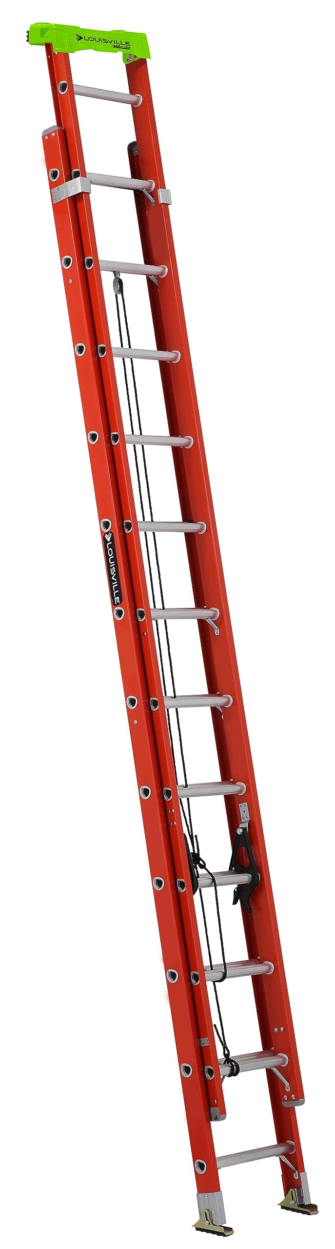 Louisville Ladder 20-foot Fiberglass Extension Ladder, 300-Pound Load Capacity, Type IA, L-3022-24PT