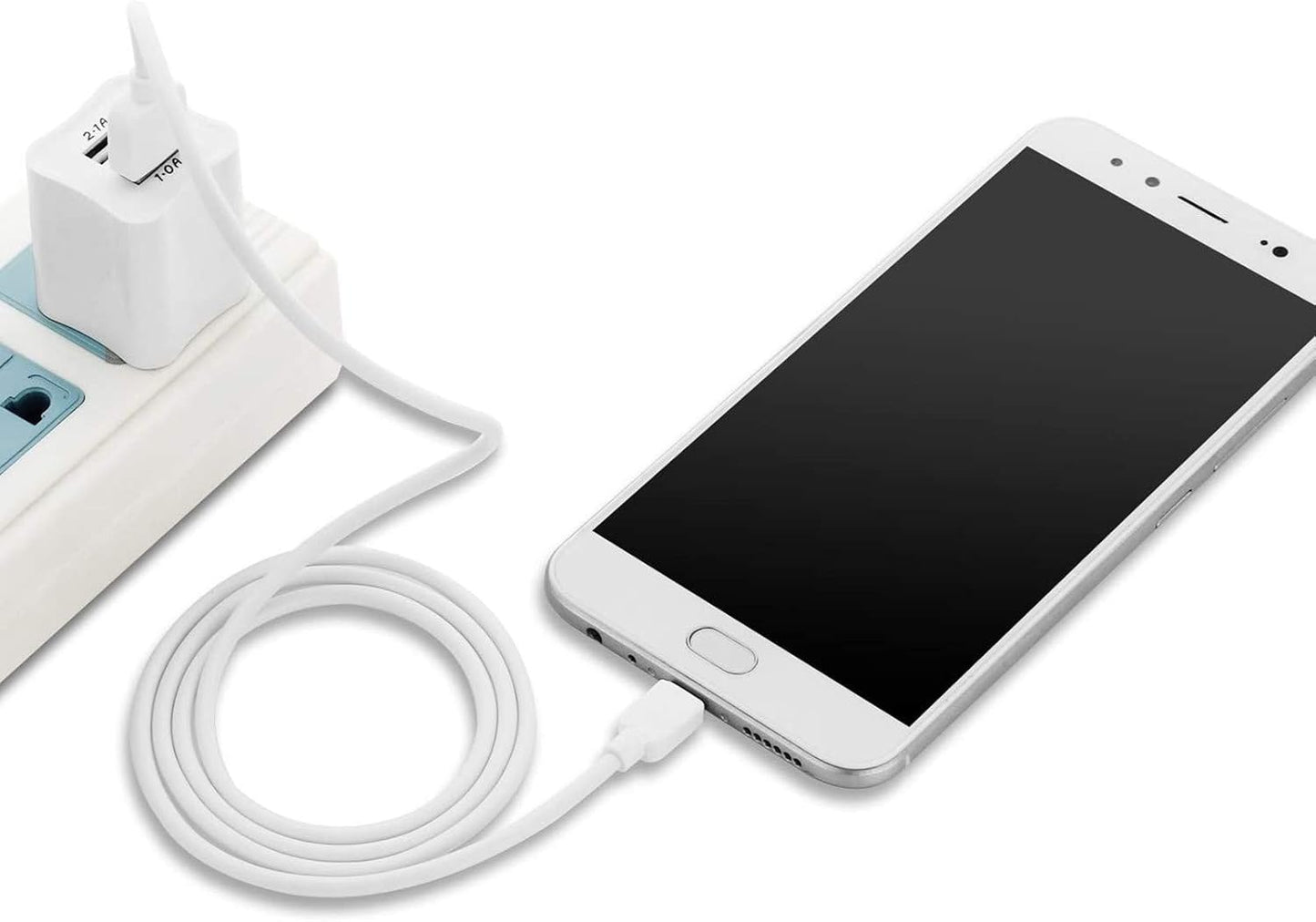 SapplySource 5ft S-100 White Micro USB Power Charging Cord Cable Lead for Sound Oasis White Noise Machine & Speaker